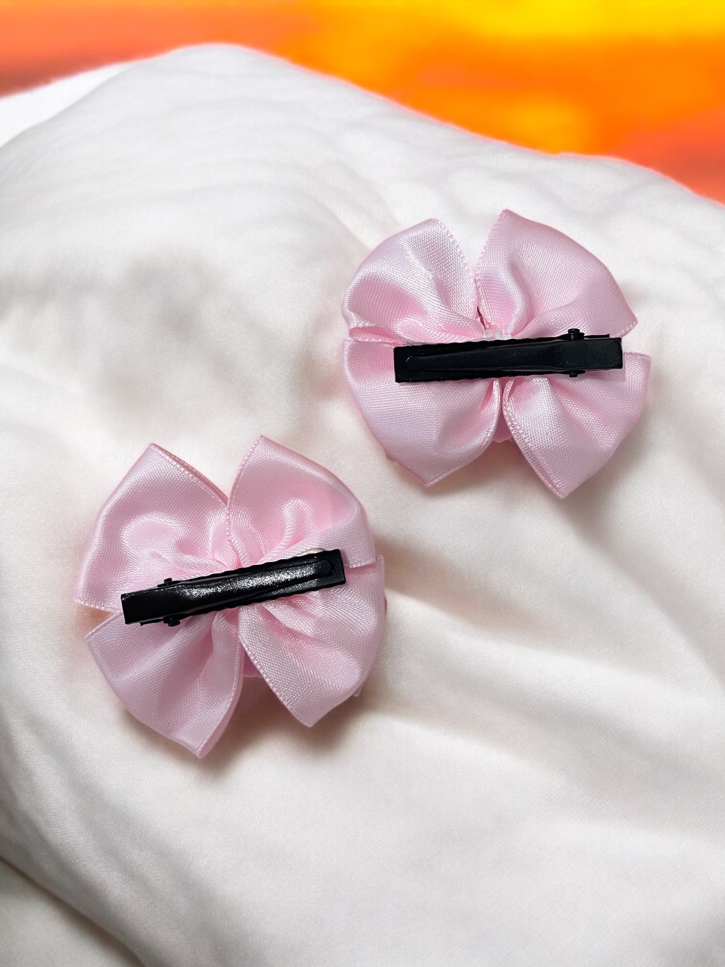 2pcs Stitch Half Pack Fabric Bow Hair Clip Cute Cartoon Clip Hair Accessories Shattered Hair Clip Advertise