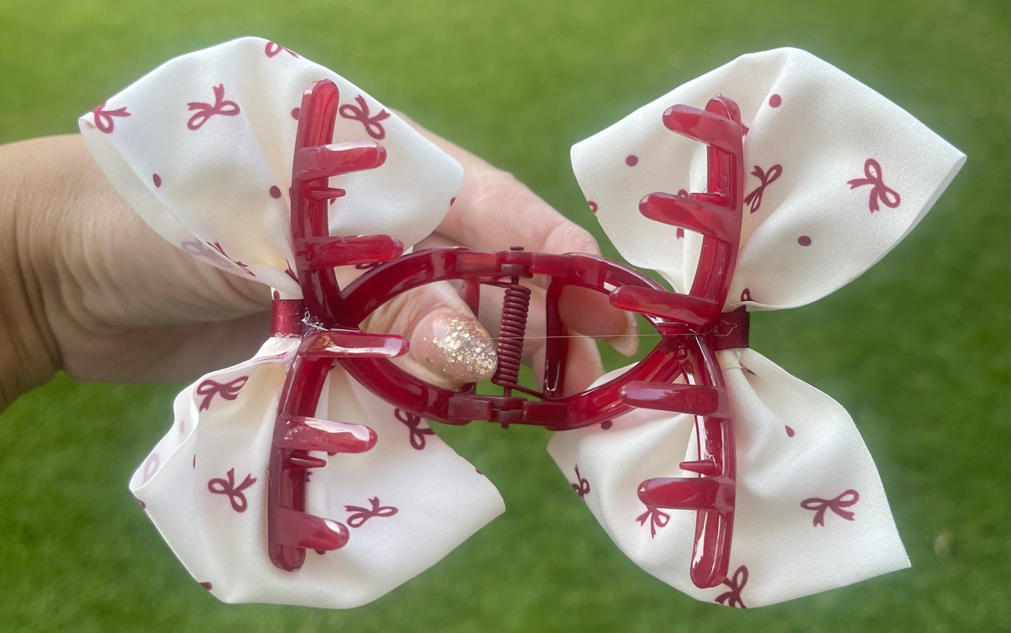 Large Bow Hair Claw Clip