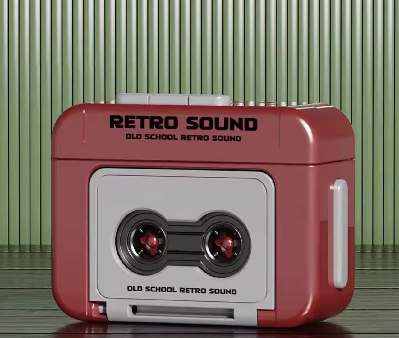 Retro Recorder Mini Portable Fun Music Box With Sound Decompression Ornament Keychain Schoolbag Small Pendant Friends Gifts