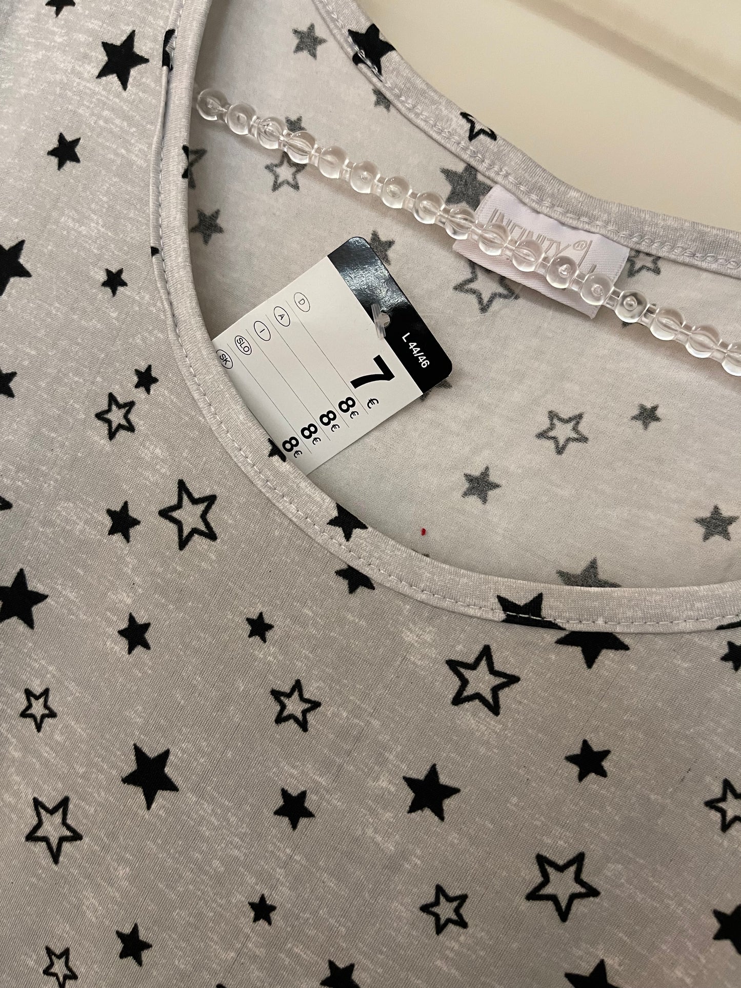 Star Print Soft Touch Nightdress Summer Pyjama
