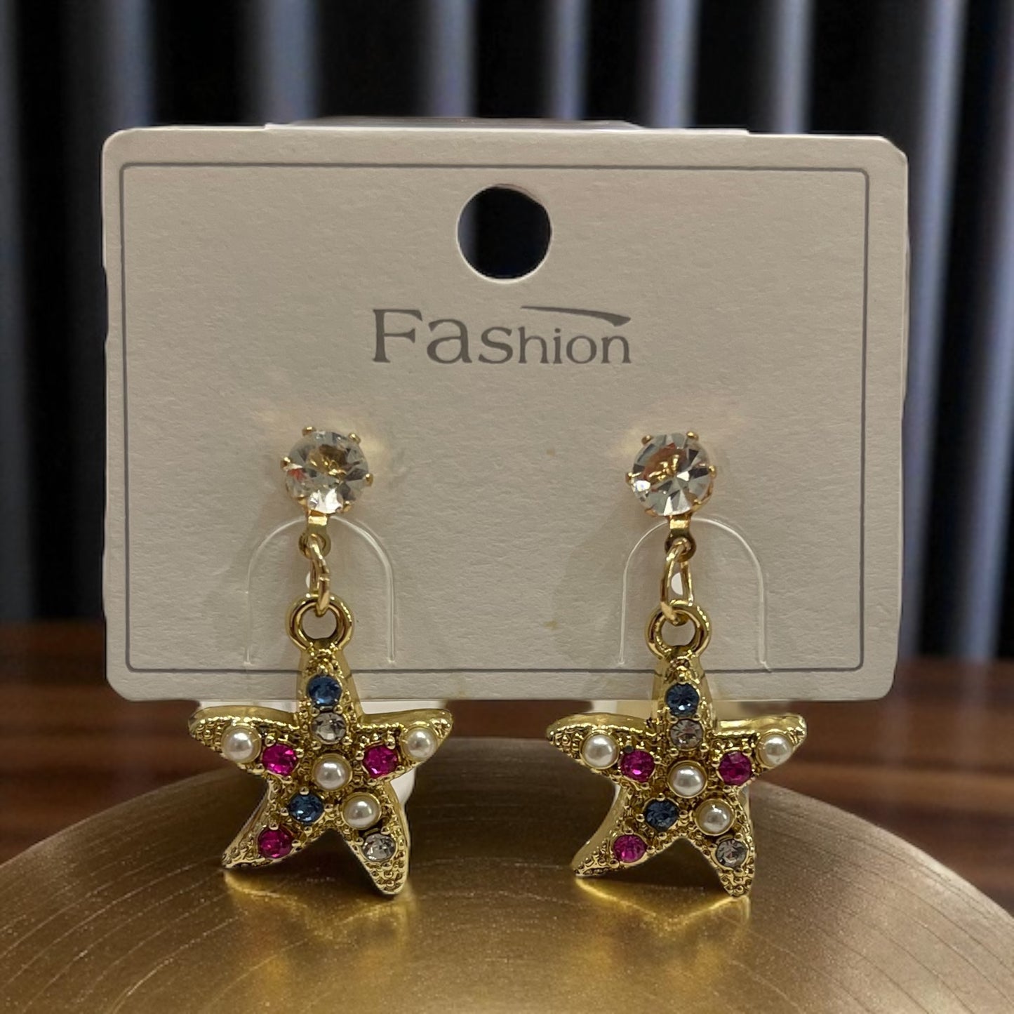 Colorful Trending Starfish Drop Earrings