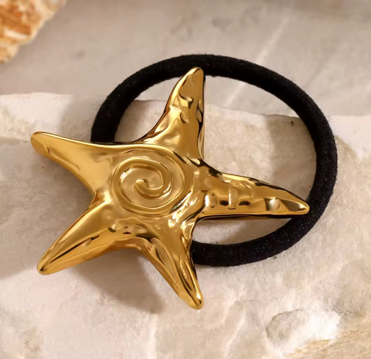 1Pc Starfish Hair Accessories Gold Color Waterproof Hairpin Headband 2025 Trending Hair Accessories Fashion Jewelr