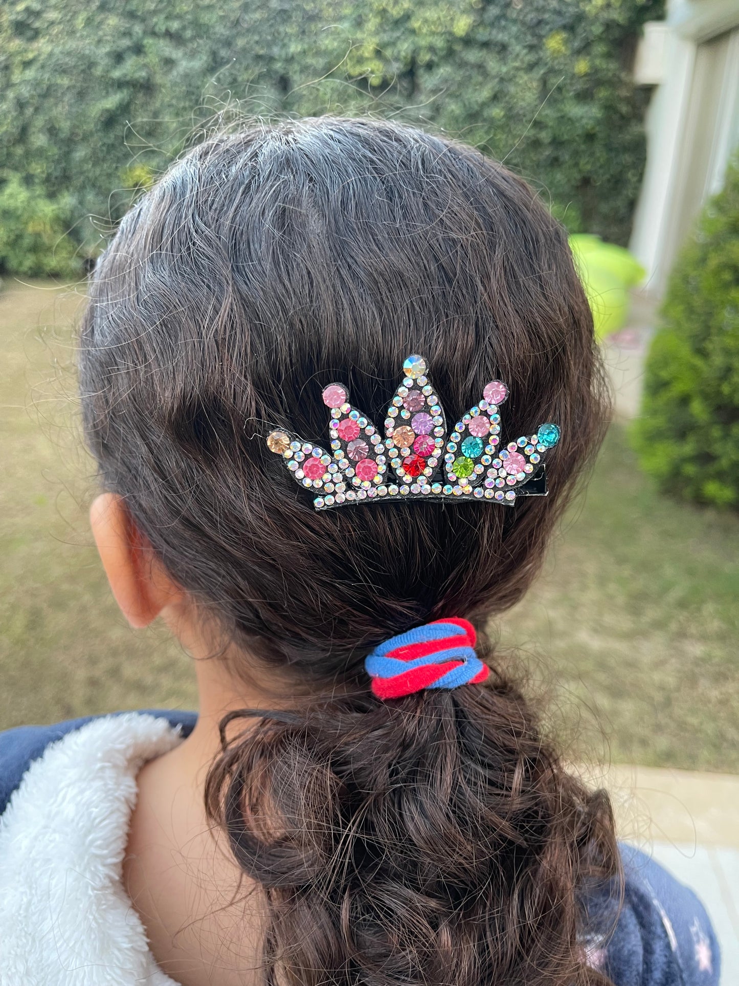 1Pc Girls Crown Hair Clip LS