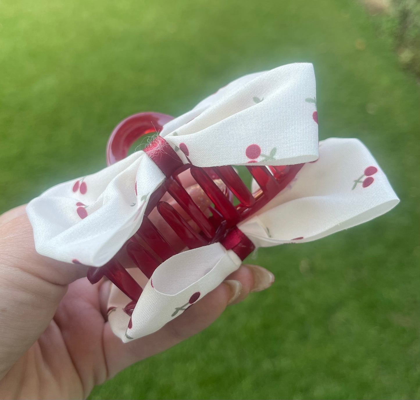 Large Bow Hair Claw Clip