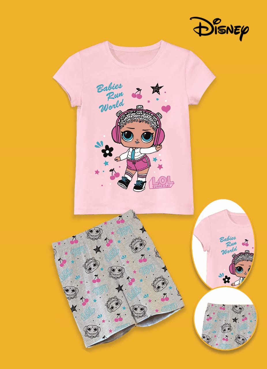 Disney Girls Summer Pyjama Set (2nd Collection)