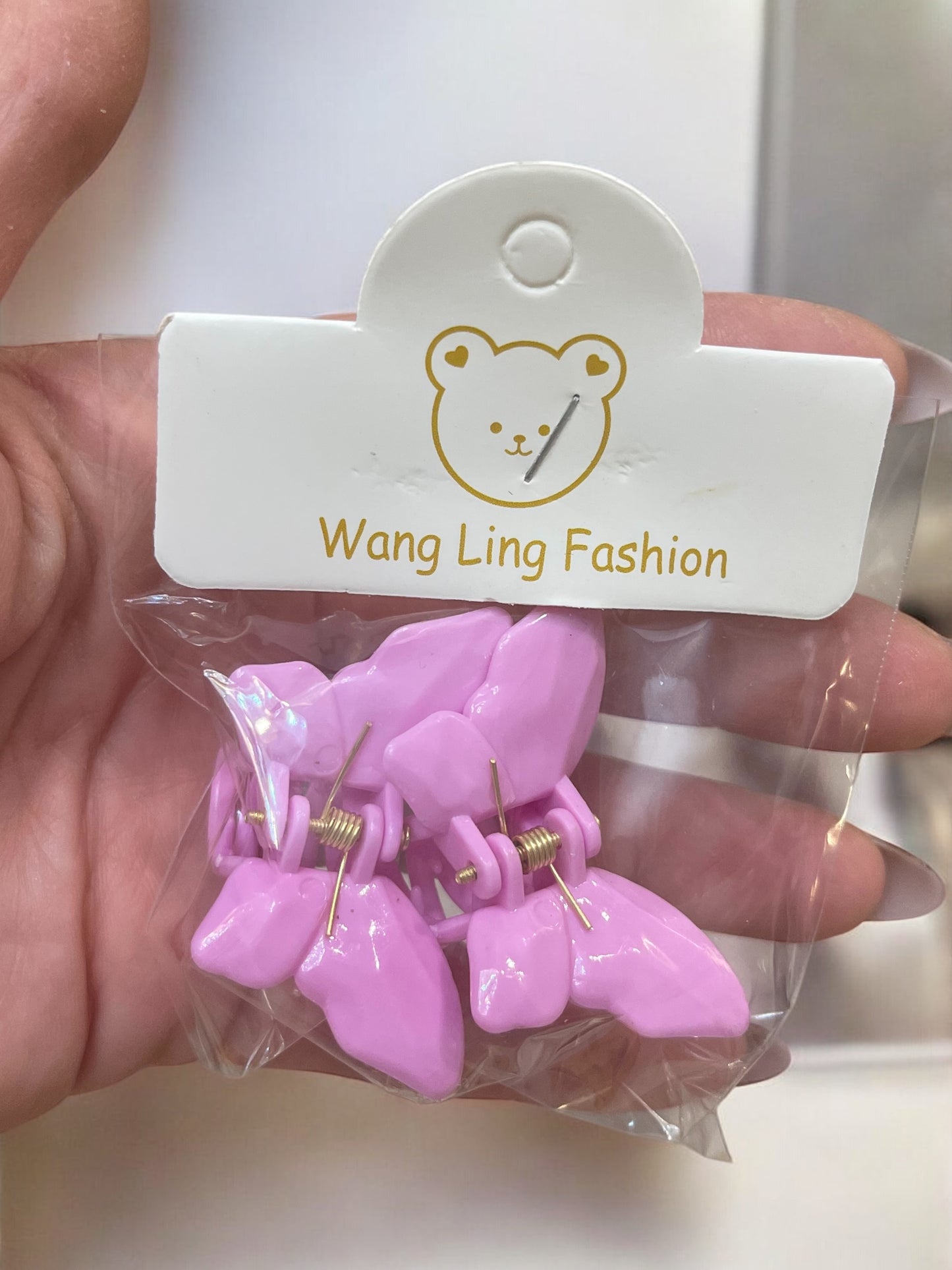 2Pcs Small Butterflies Hair Clips