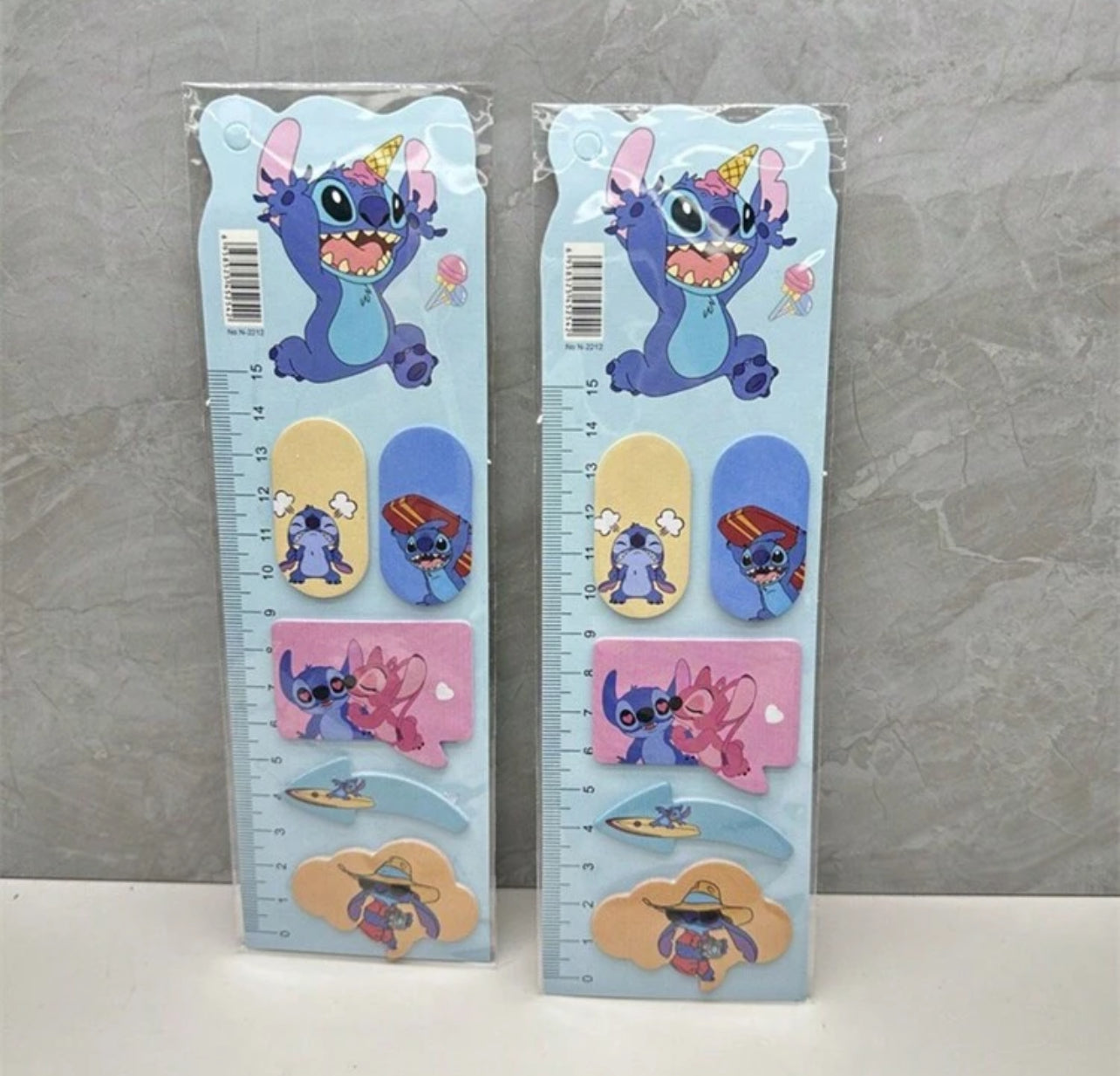 Disney Stitch note paper Sticky Note cartoon pocket sticker Lilo and Baby cute bookmark paper stationery