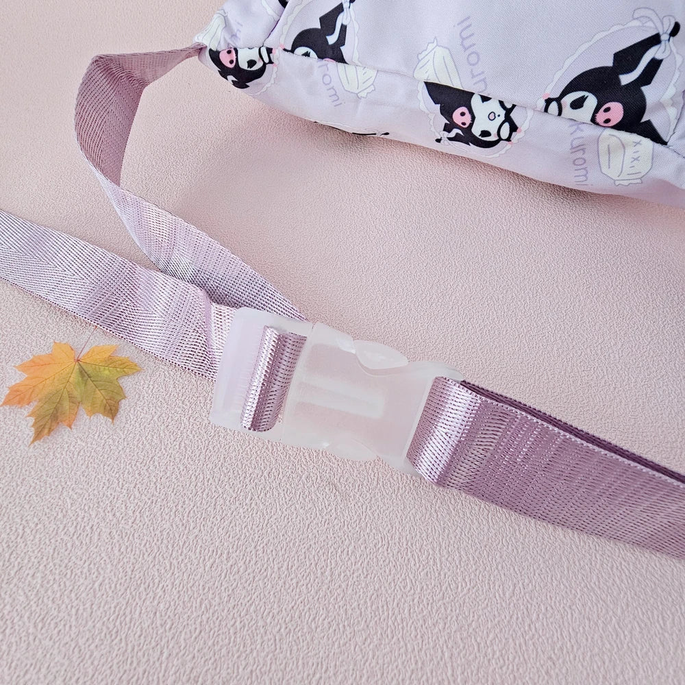 Creative Children's Faionable Chest Bag Crossbody Bag Cute Gift Durable Nylon Pudding Dog Girl Casual Single oulder Bag