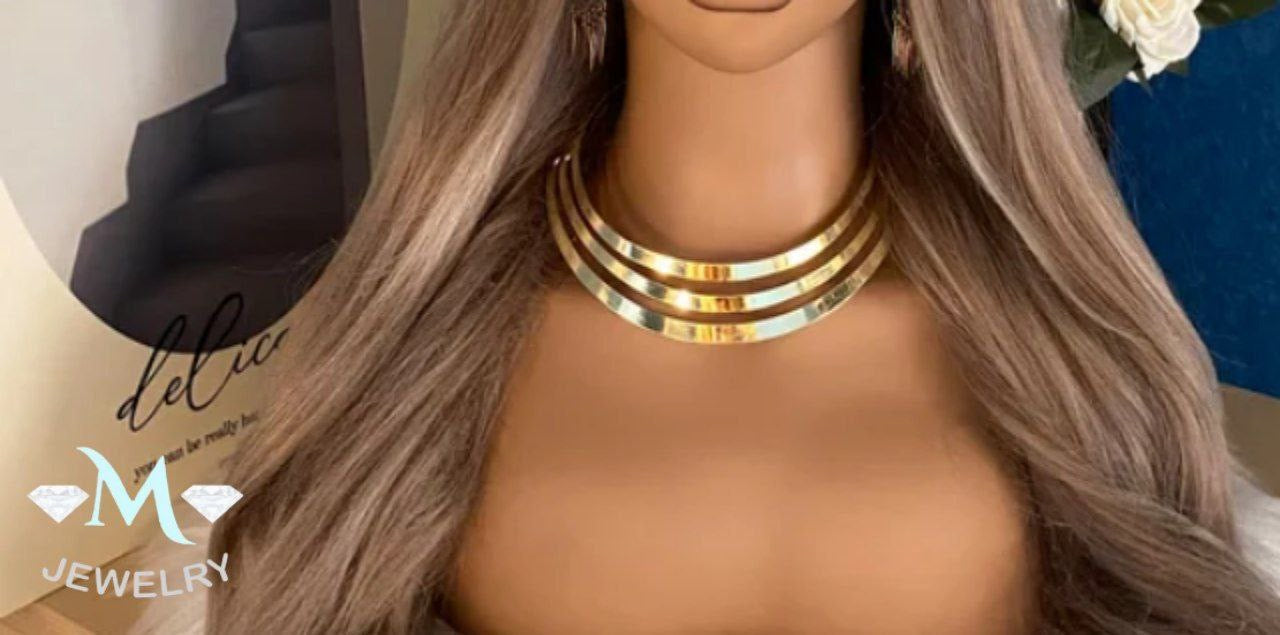 Simple And Fashionable Geometric Layered Necklace 1 Piece