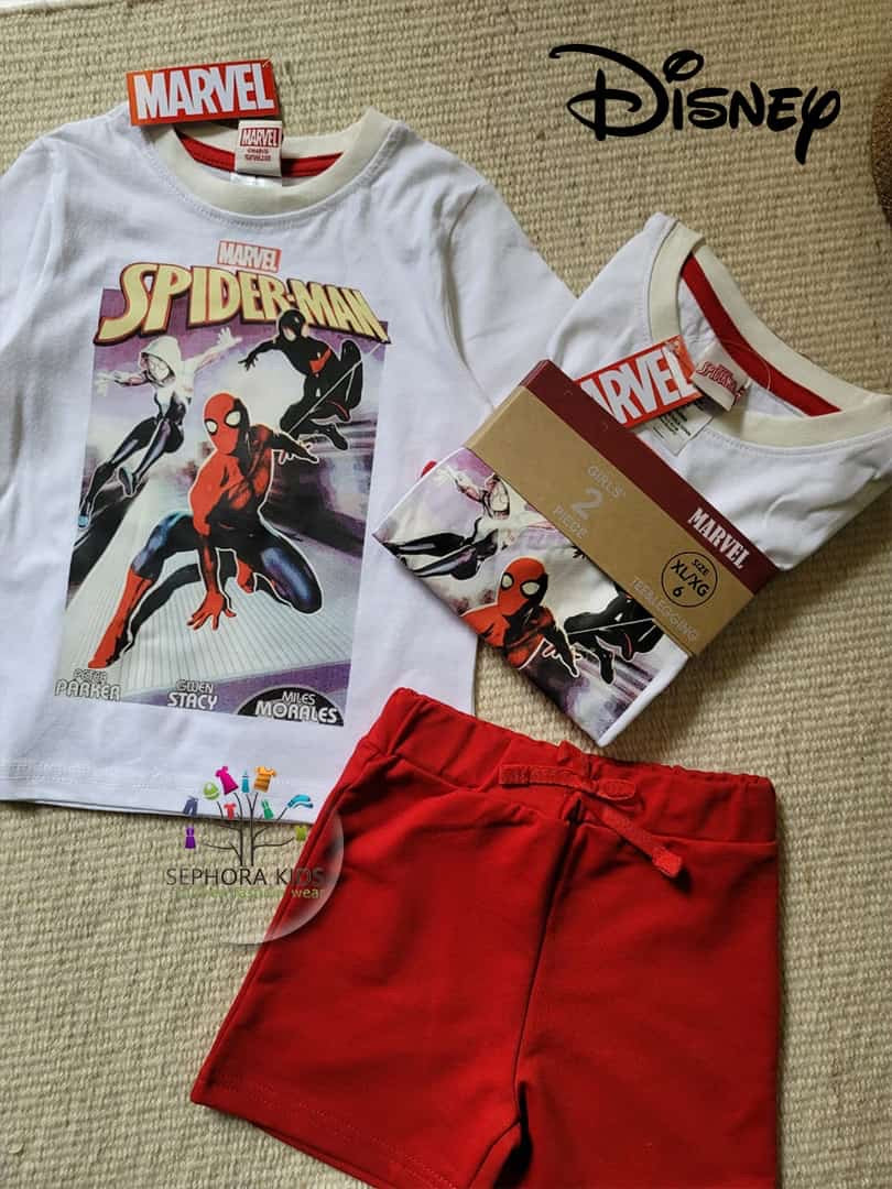Spiderman Boy Summer Pyjama Set