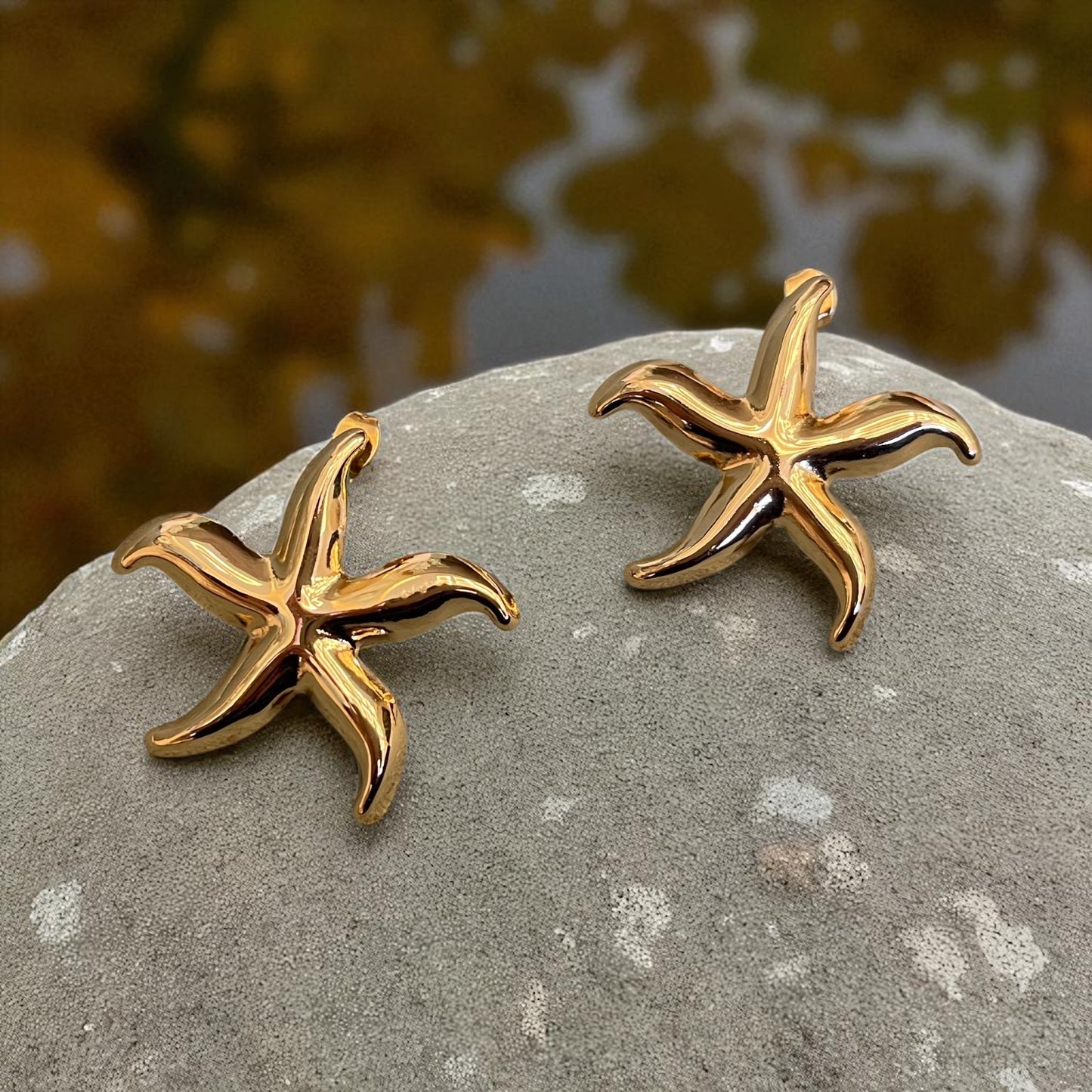 316L Stainless Steel Gold Trending Starfish Earrings For Women Sea BeachSpecial Niche Design Jewelry Gifts Wholesale Party