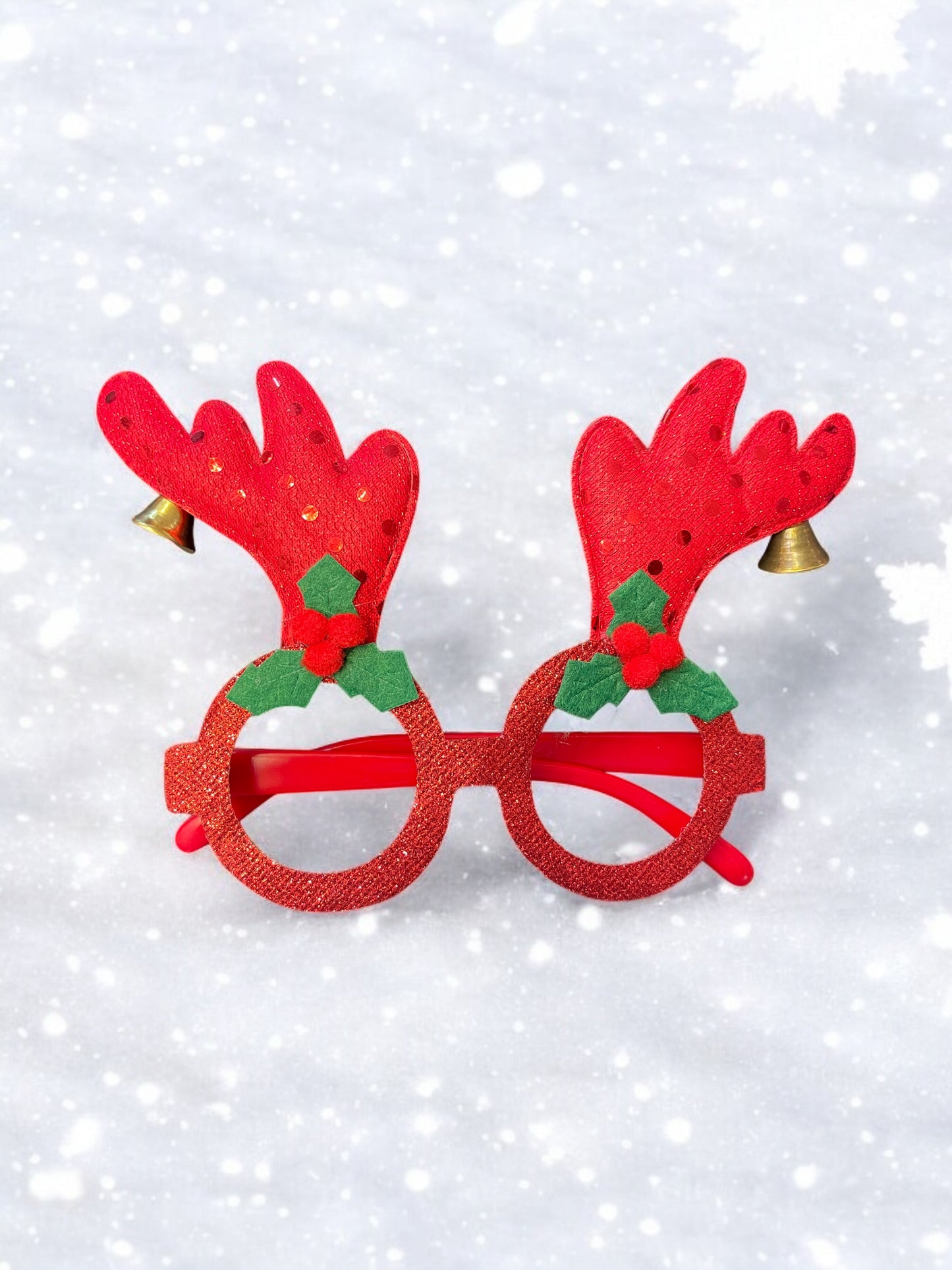Christmas Reindeer Glasses Photography with Belss