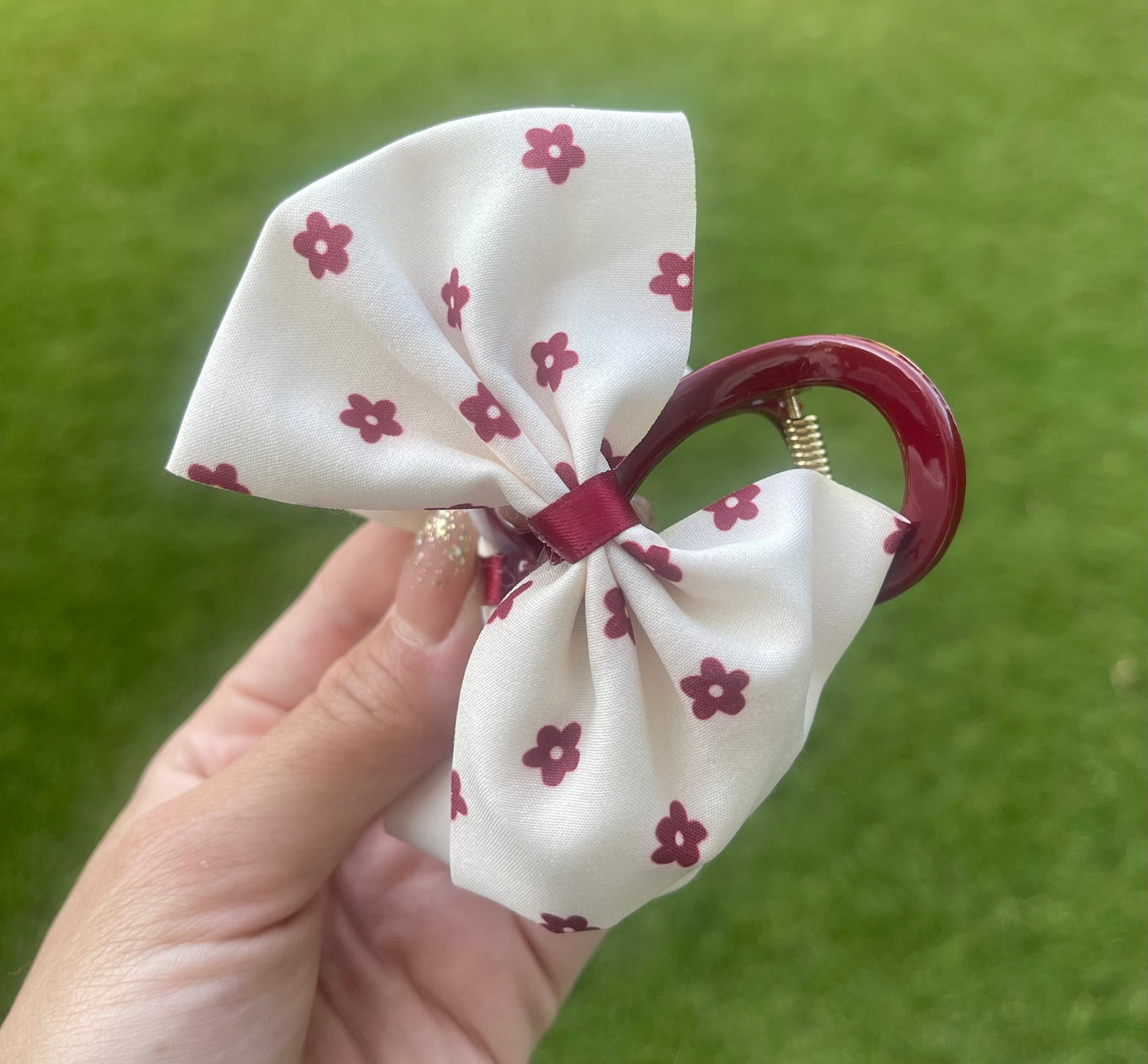 Large Bow Hair Claw Clip