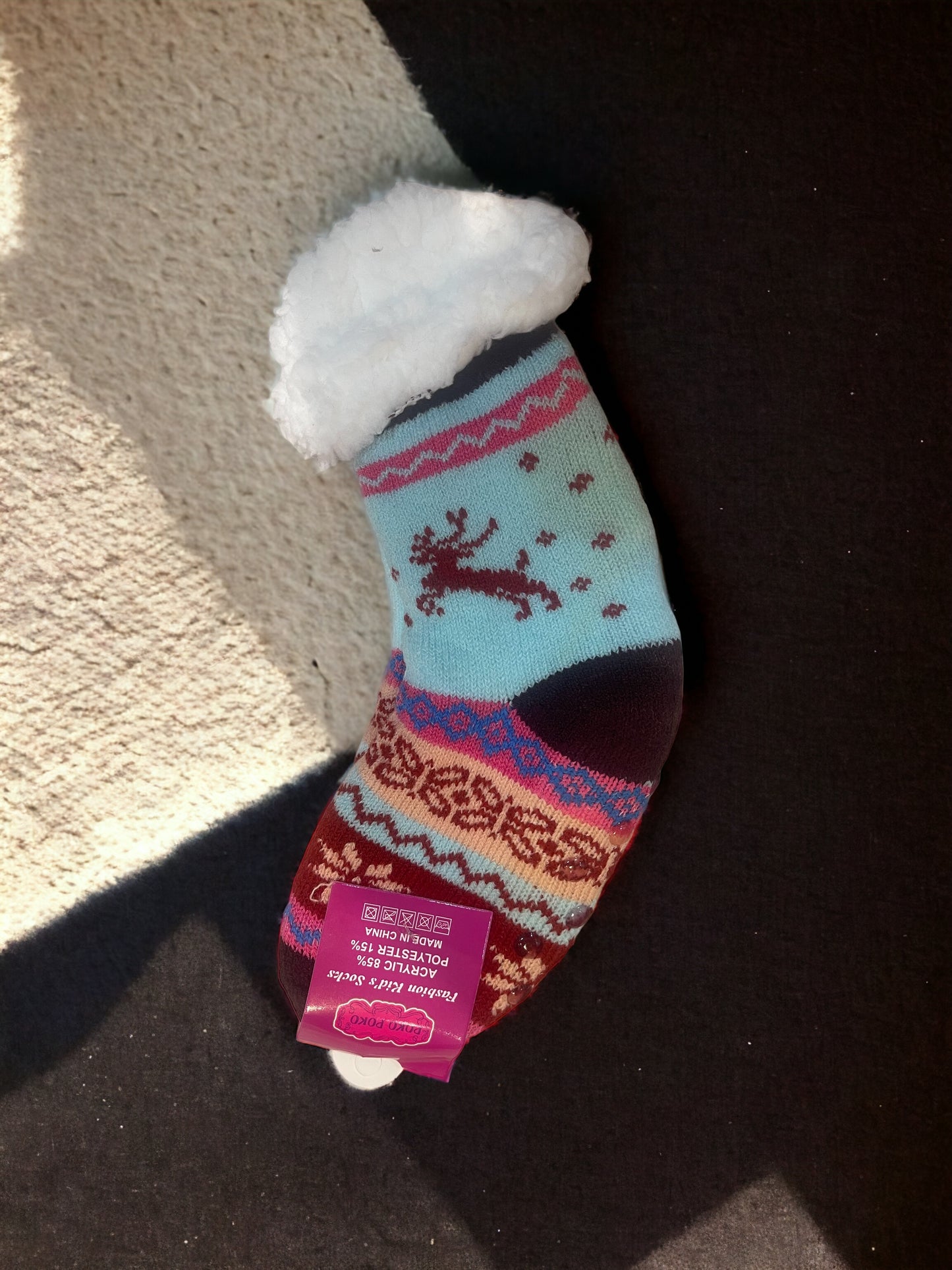 Kids Lined Slipper Socks