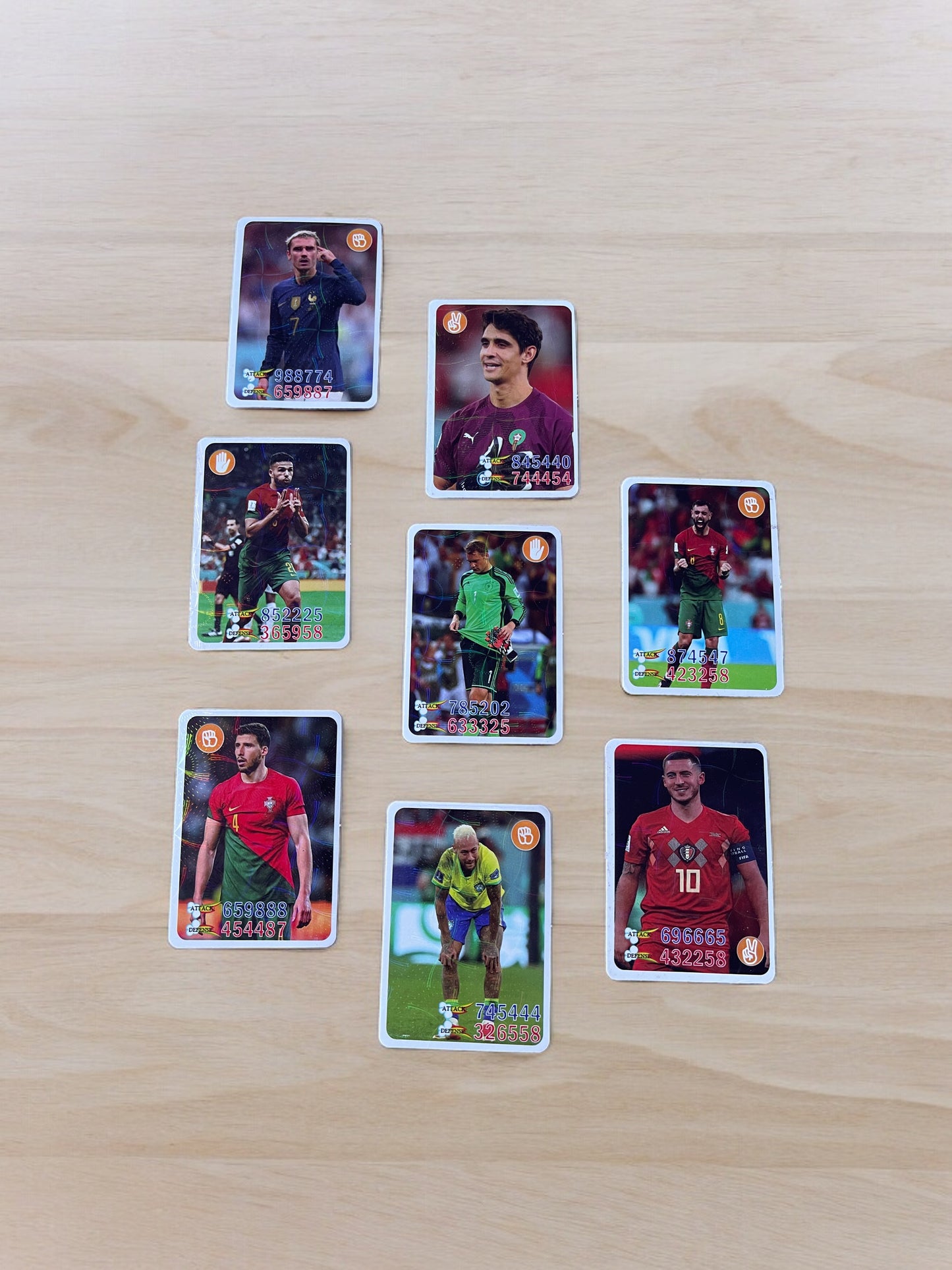 Football World Cup Qatar 2022 Player Cards
