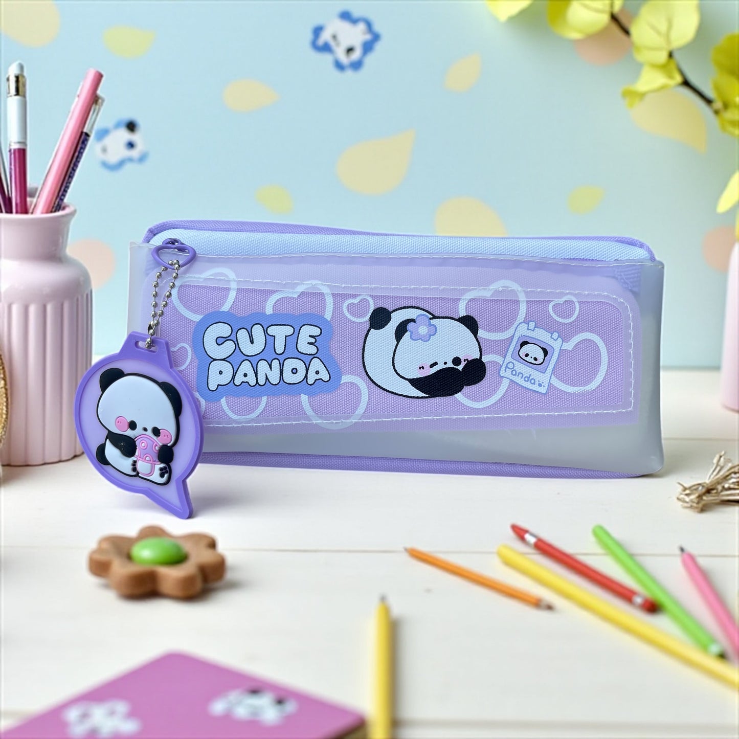 Cute Panda Large Capacity Pencil Case