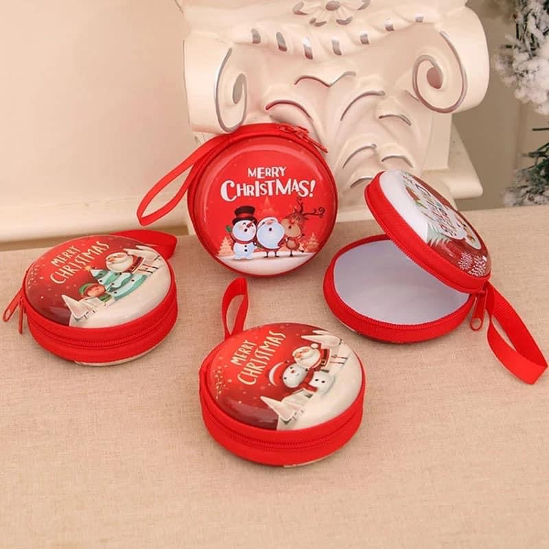 Christmas Round Mini Coin Purse