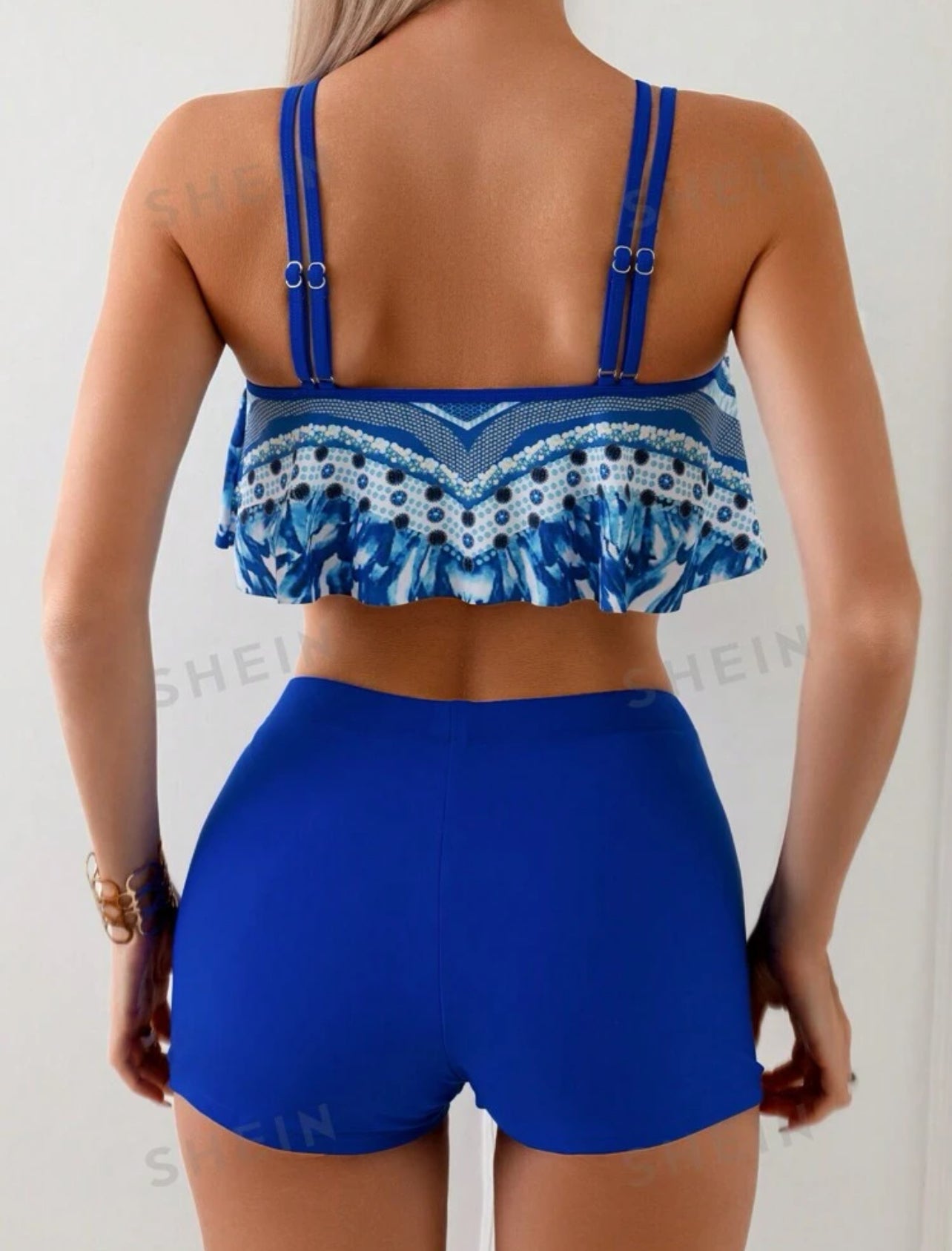 SHEIN Swimsuit Lushore Women's Vest Strap Bikini Music Festival - L,XL