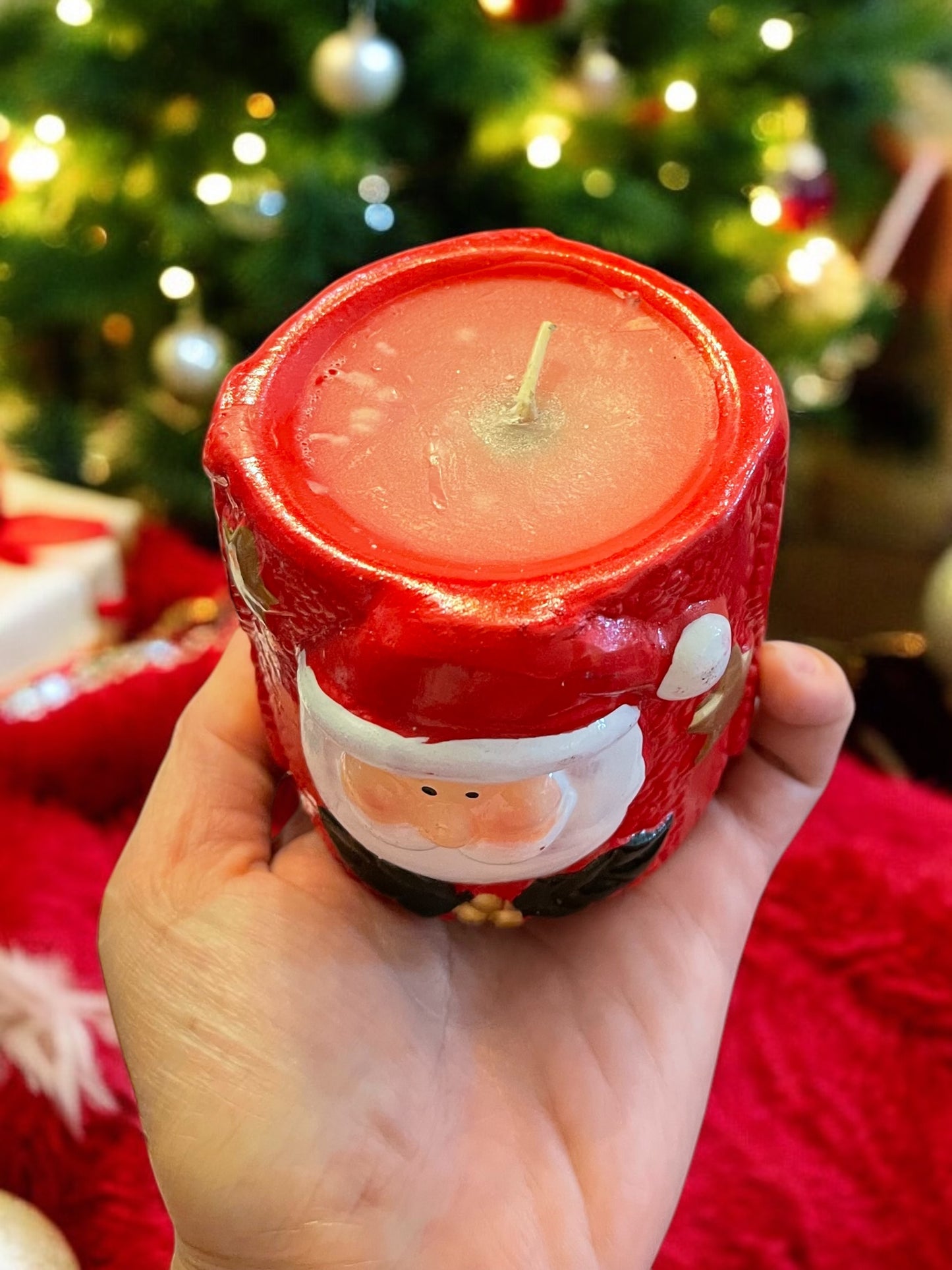 Ceramic Christmas Candle