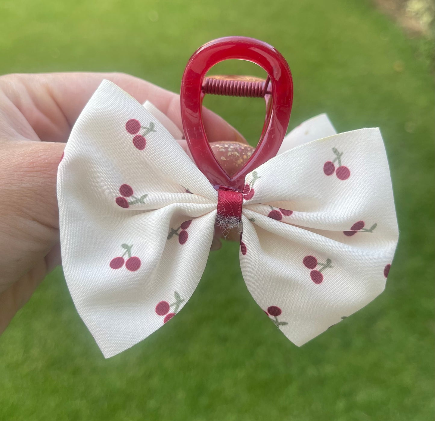 Large Bow Hair Claw Clip