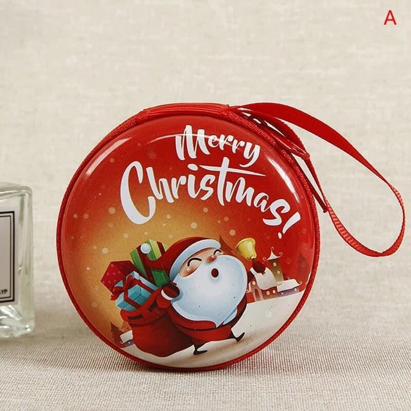 Christmas Round Mini Coin Purse