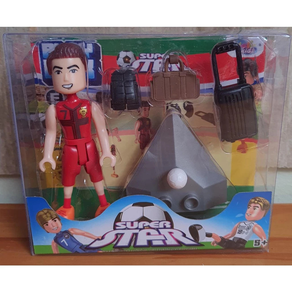 Soccer Doll Assembles and Disassembles Super Star Play Accessories