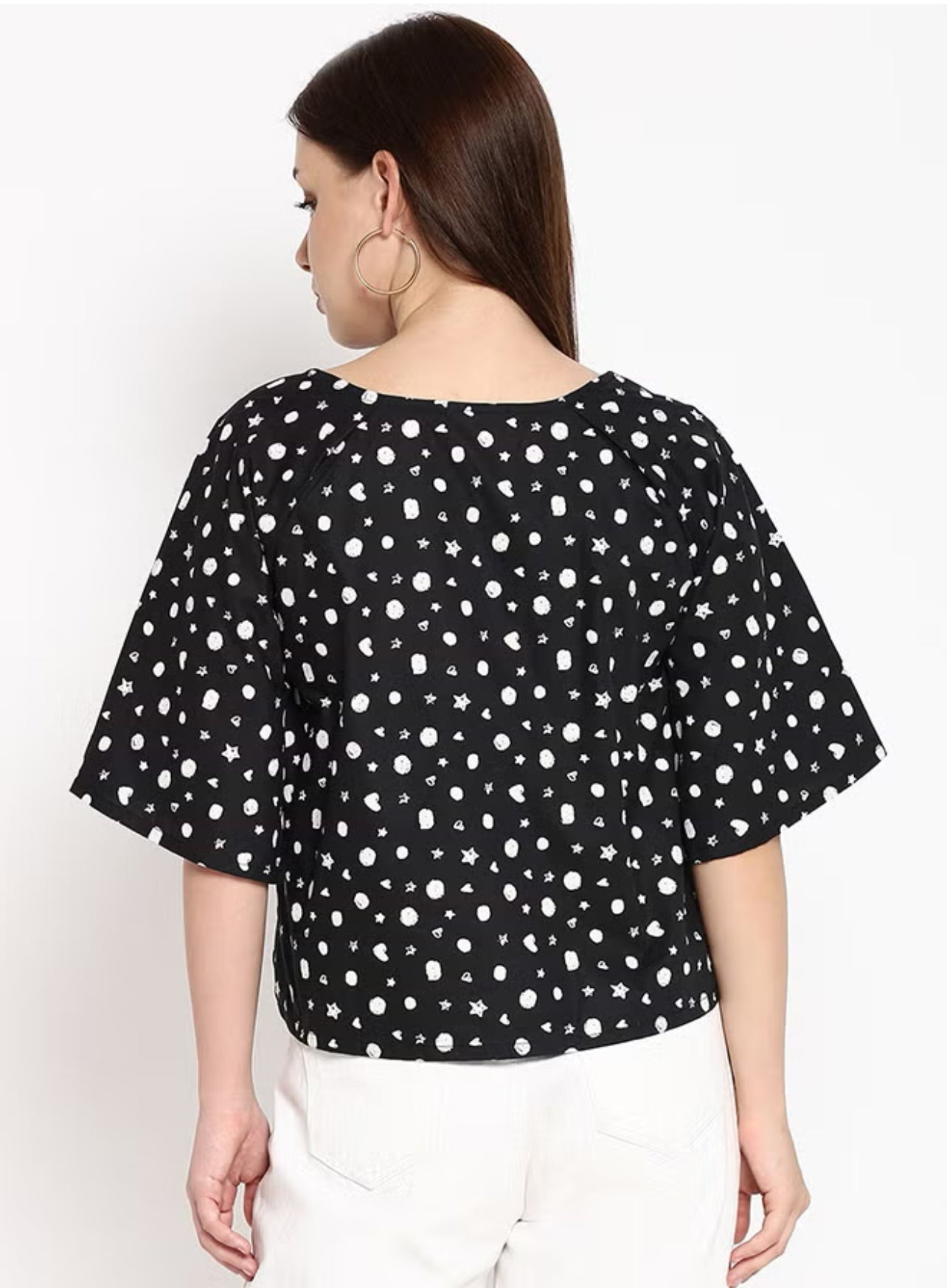Blue Saint Women's Regular Fit Top Black - Medium