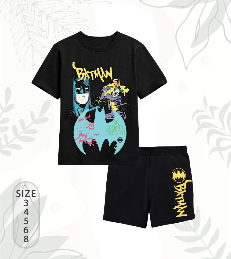 Disney Batman Boys Summer Pyjama Set