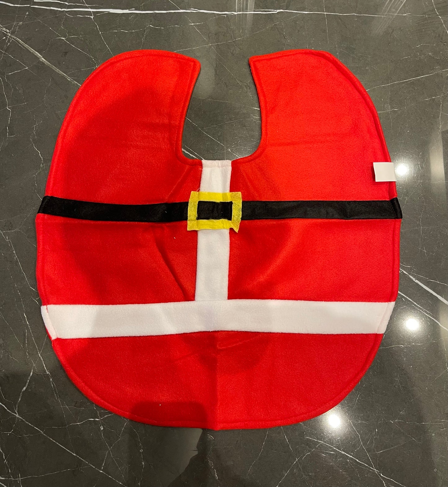 Santa Suit Christmas Toilet Pedestal Suit