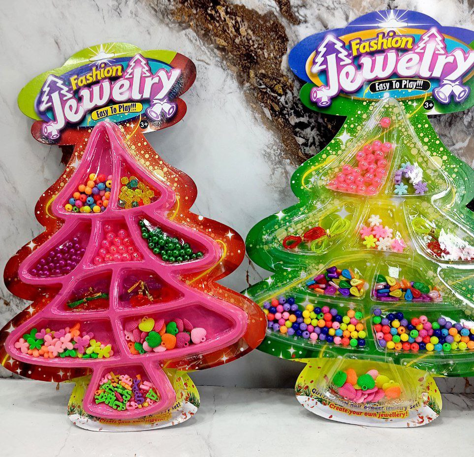 CHRISTMAS TREE BEADS GIRLS SET