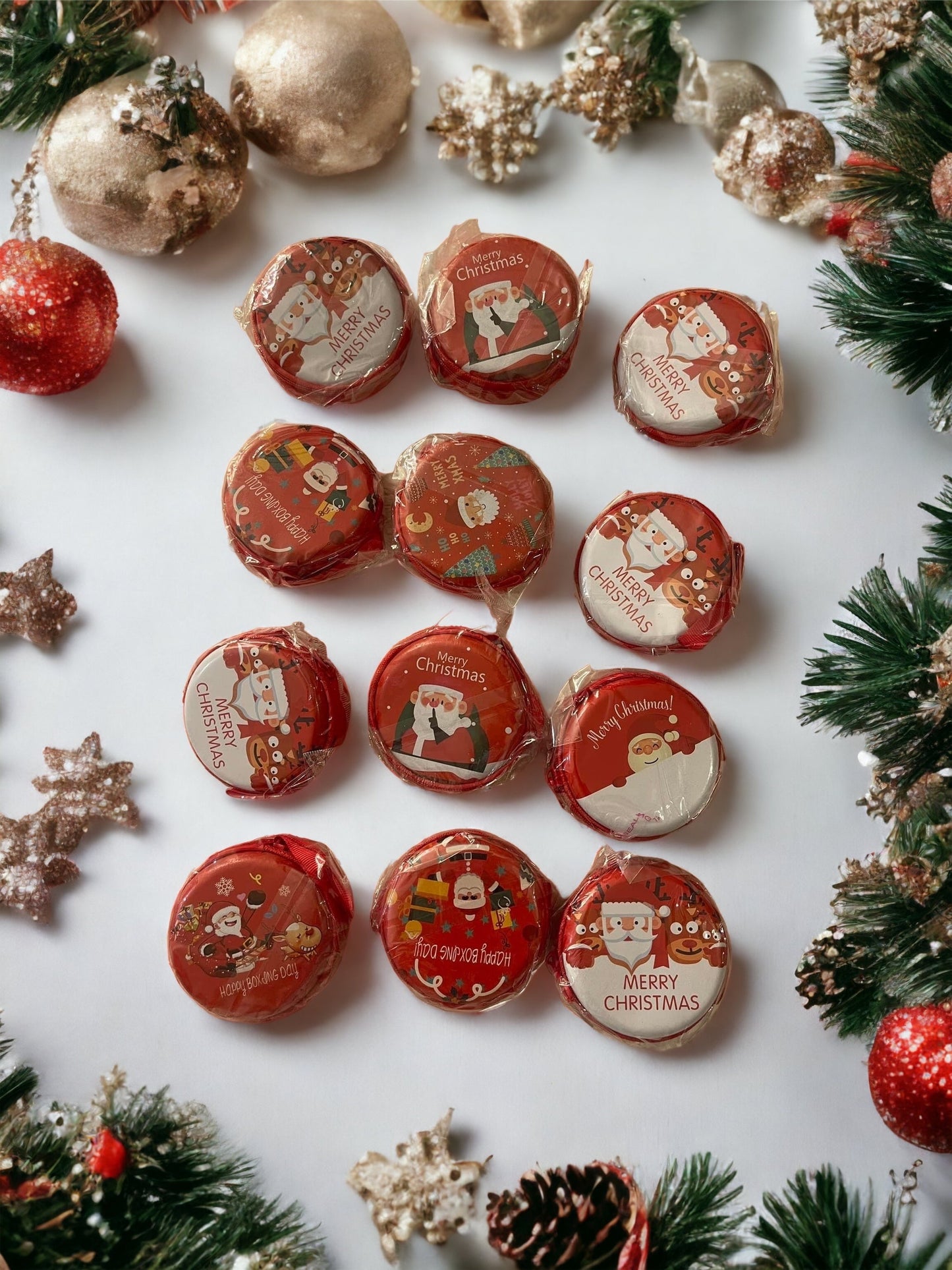 Christmas Round Mini Coin Purse