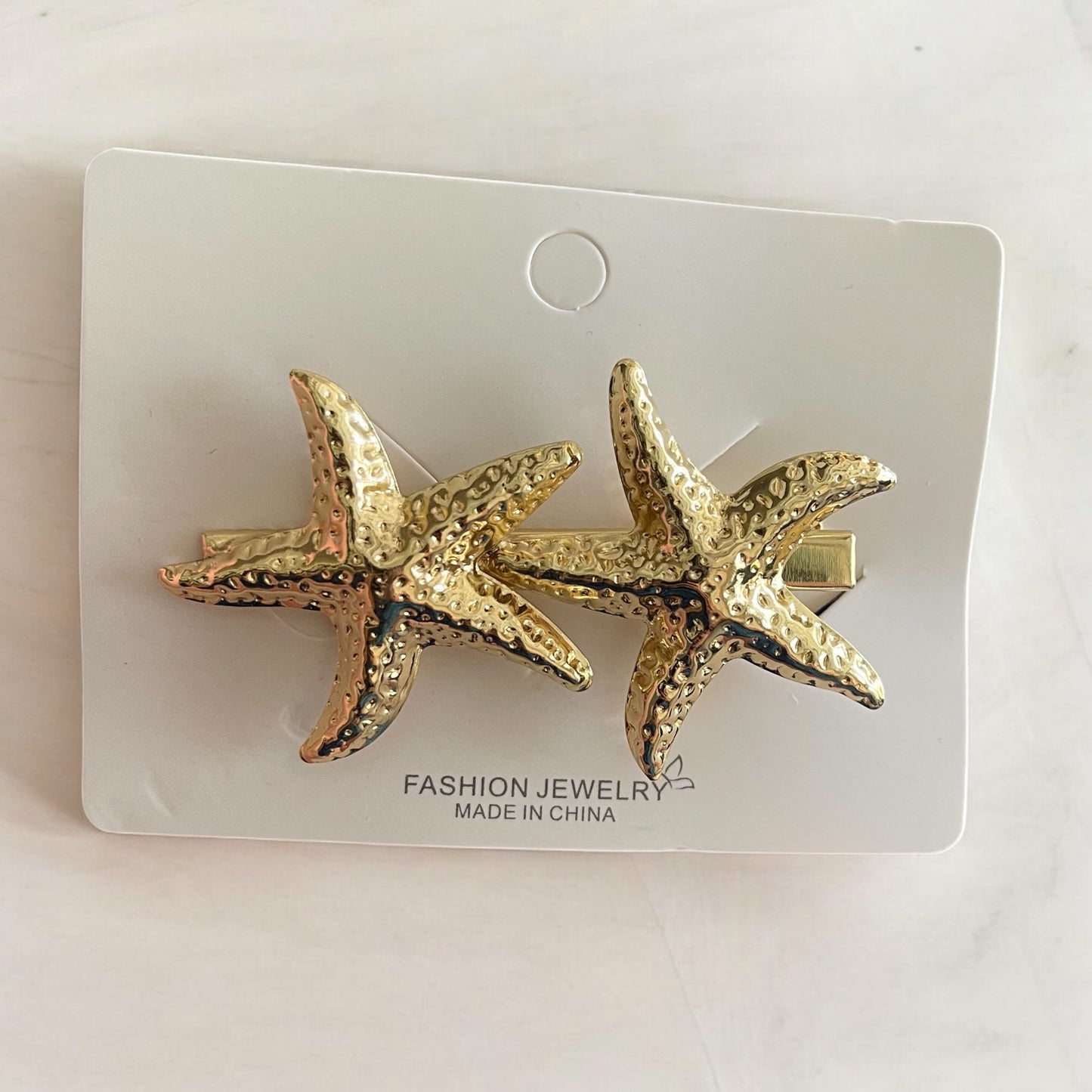 1Pc Women's Metal Hairpin Fashion Personalized Elegant Hair Accessories Trending Starfish Hairpin Decorative Hairpin, Hair Clips, Hair Barrettes Claw Clips