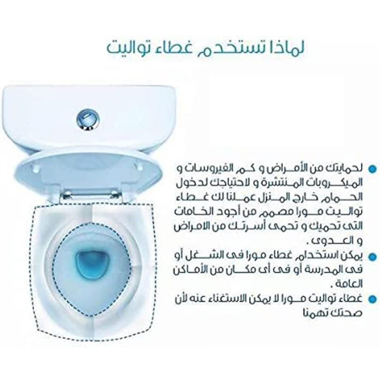 15Pcs Disposable Toilet Seat Plastic Cover