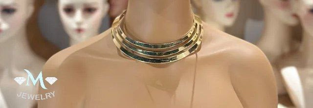 Simple And Fashionable Geometric Layered Necklace 1 Piece