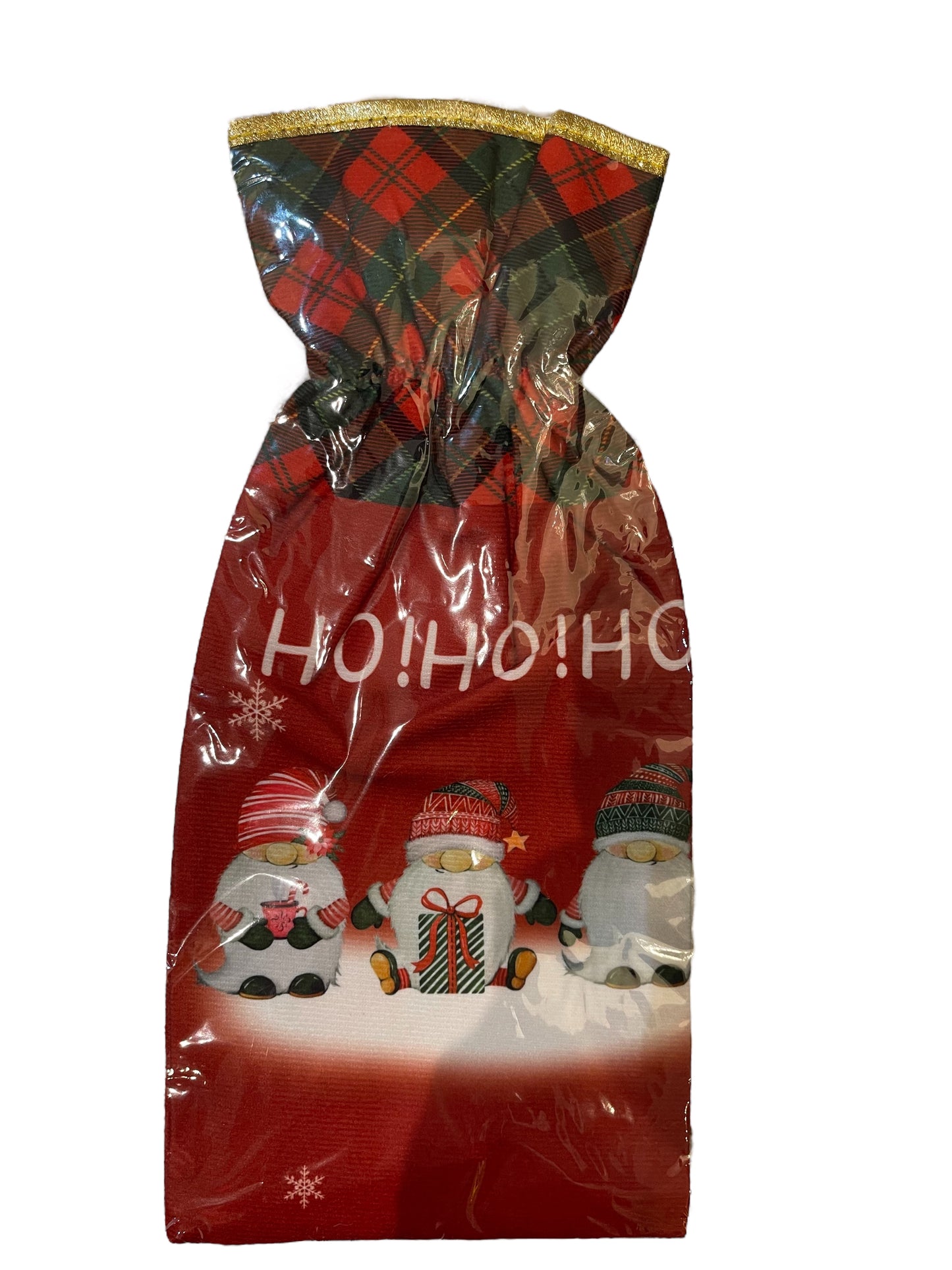 Christmas gift bag for bottles or Candies