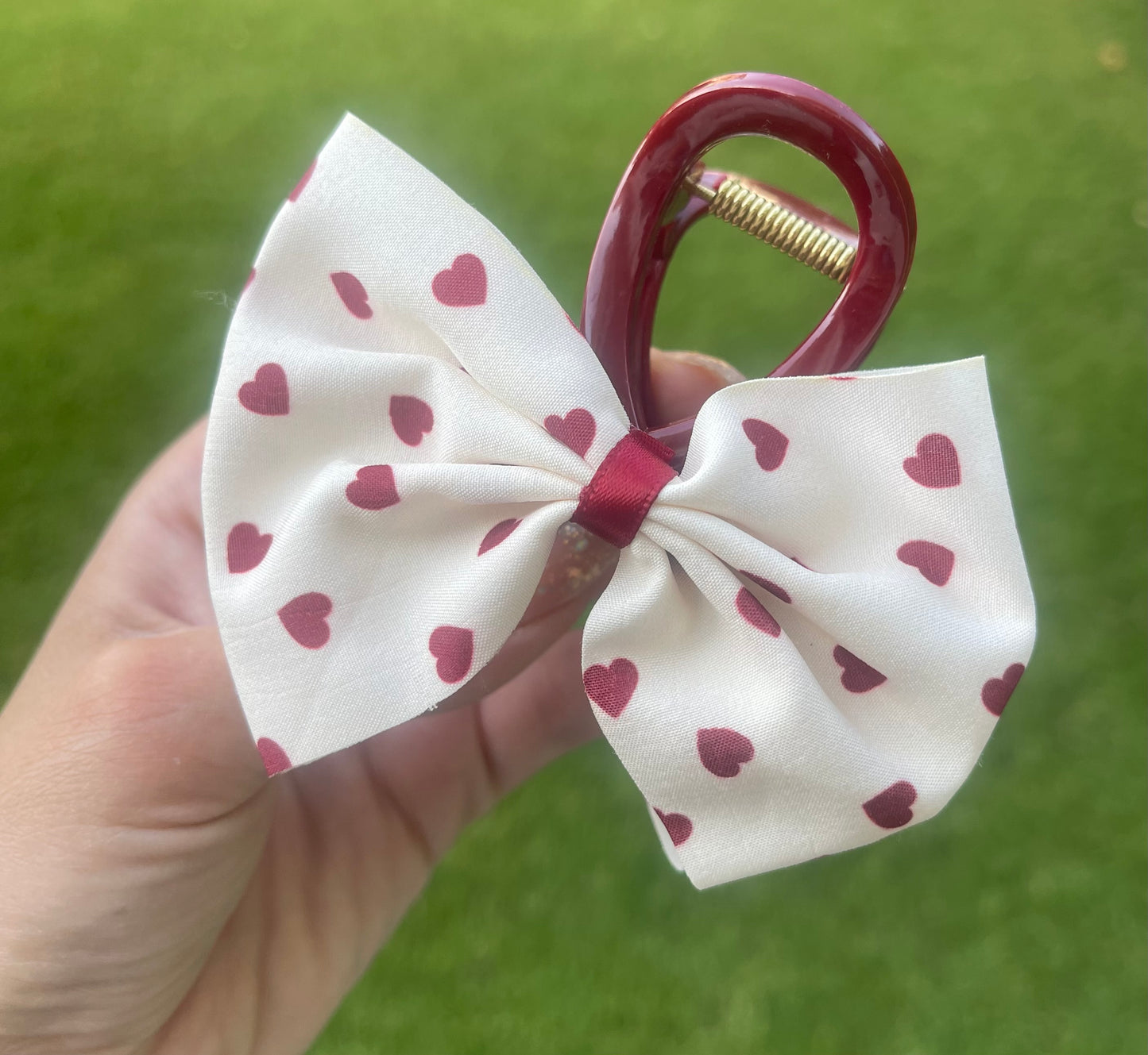 Large Bow Hair Claw Clip
