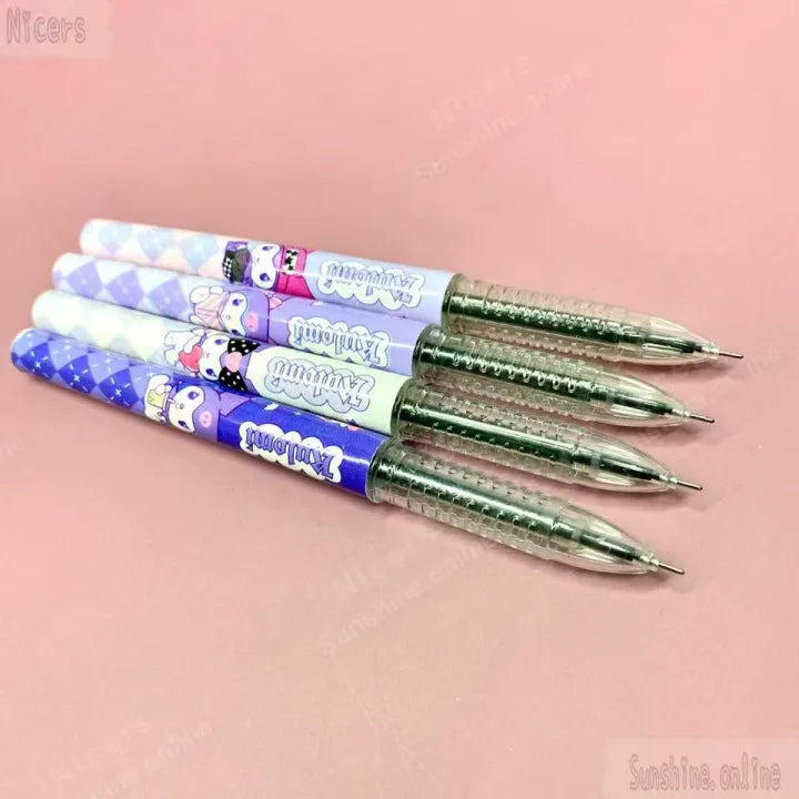 12pcs Kuromi Blue Gel Ink Pen 0.5mm