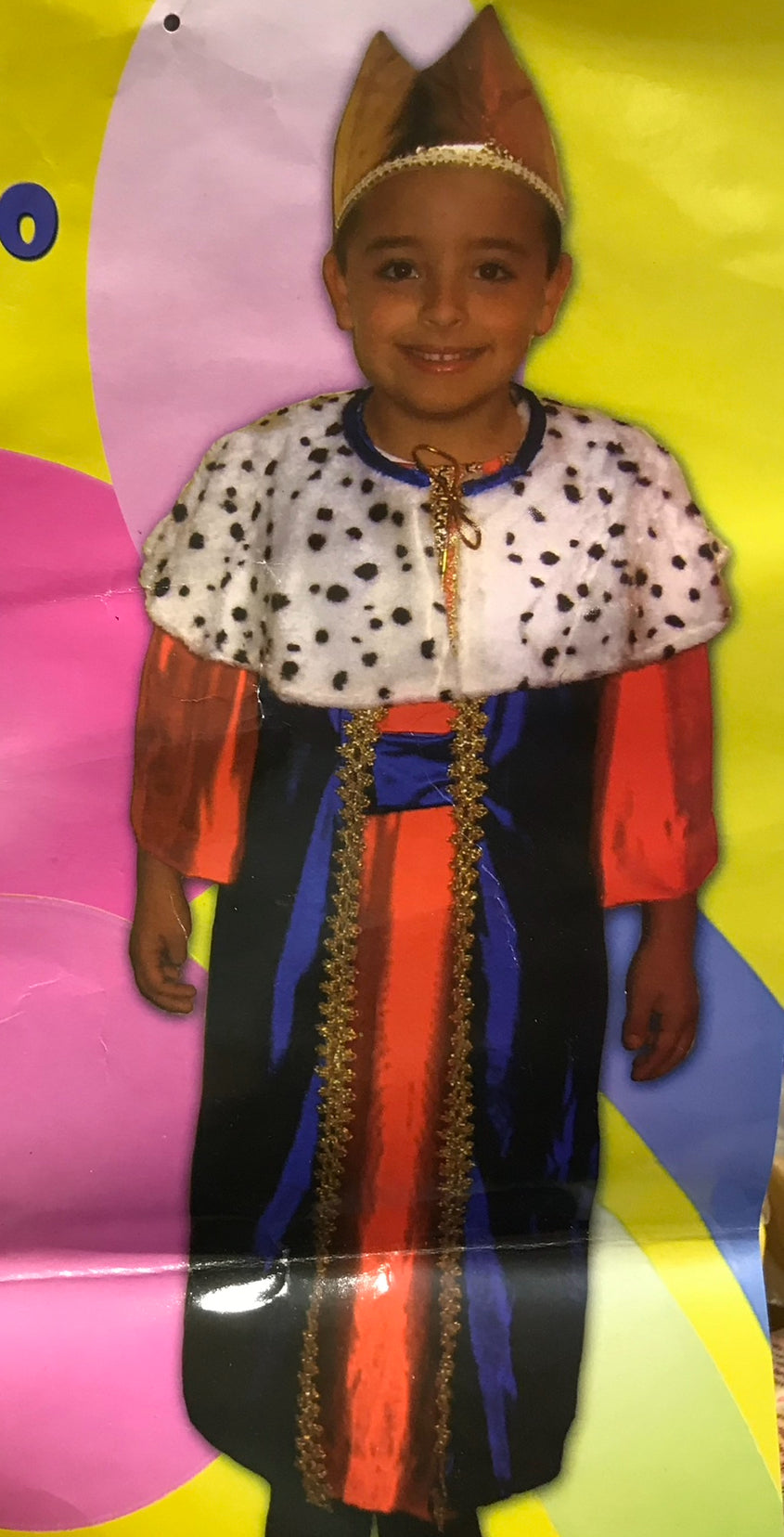 Magician king costume size 6/8 years