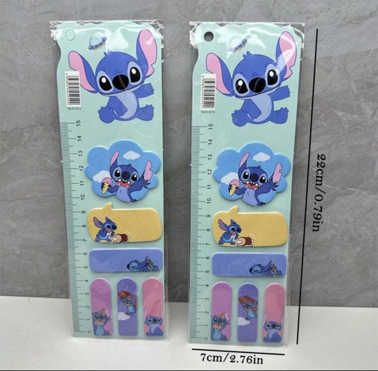 Disney Stitch note paper Sticky Note cartoon pocket sticker Lilo and Baby cute bookmark paper stationery