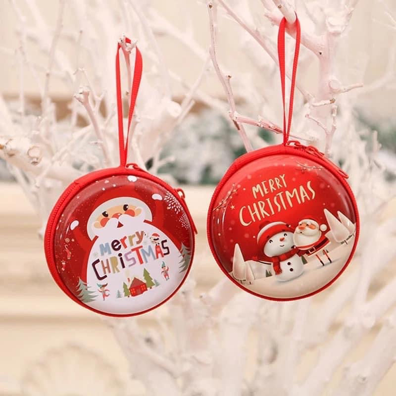 Christmas Round Mini Coin Purse