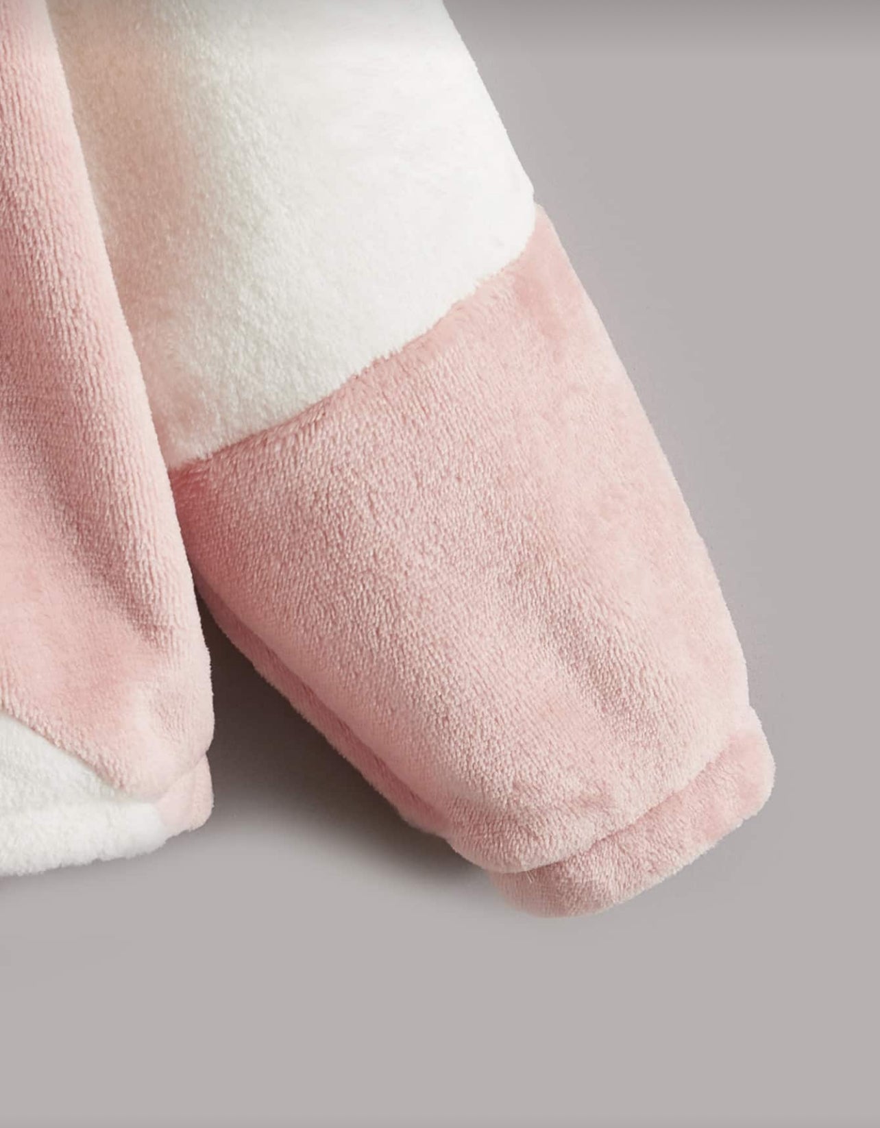 SHEIN Girls Color Block Drop Shoulder Flannel Pullover