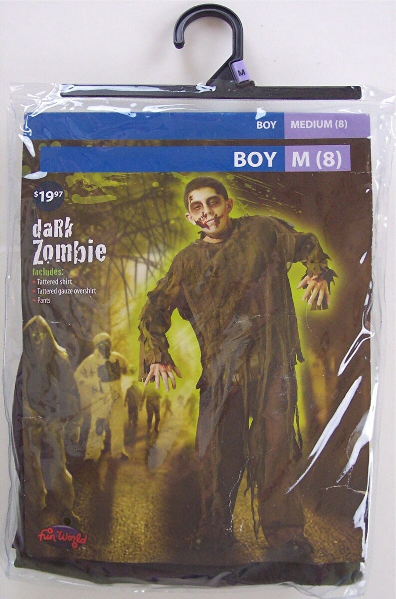 Dark Zombie Boy Costume