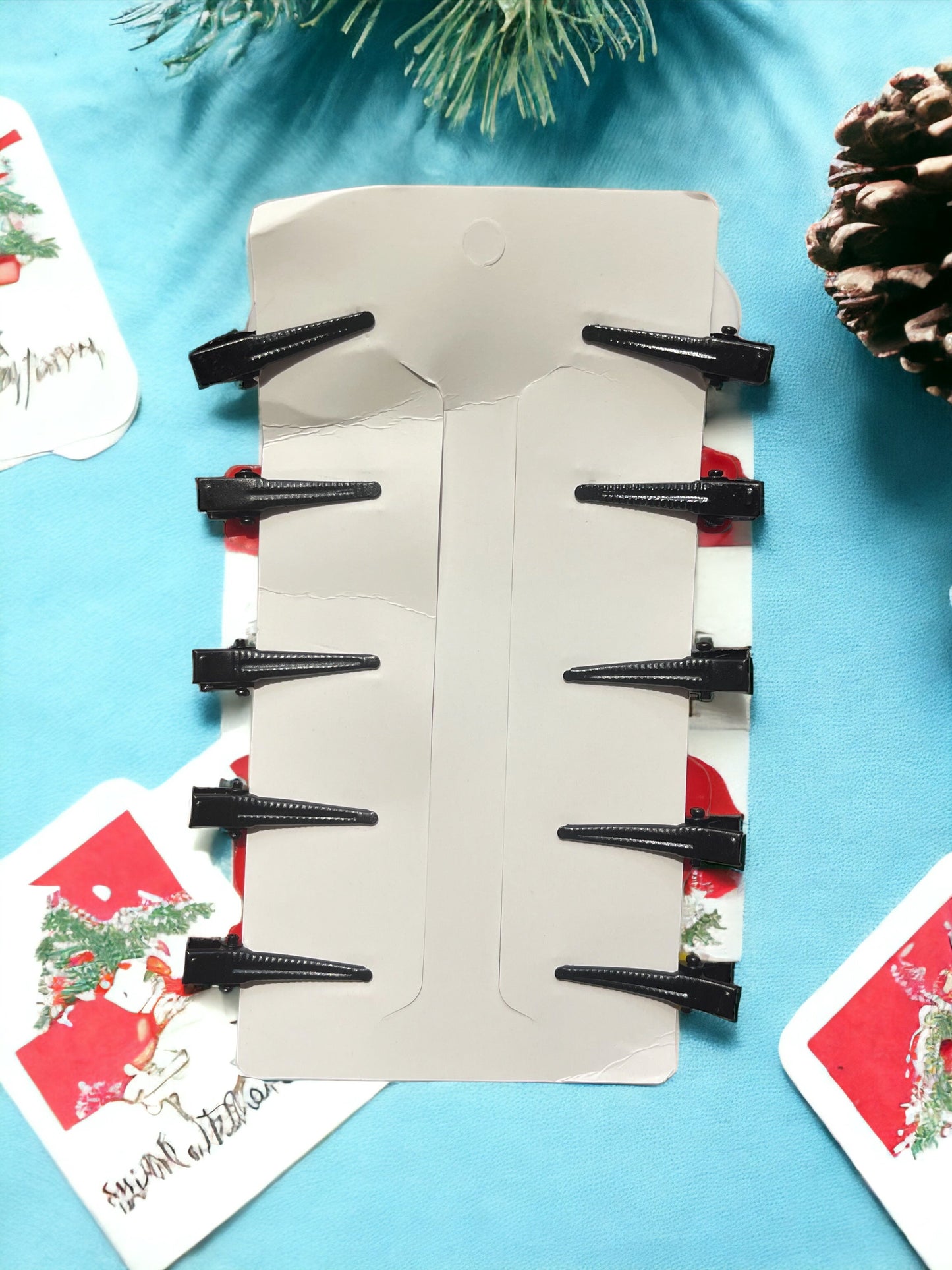 10Pcs/set Christmas Headdress Santa Antler Hair Clip For Girls Hairpins Clips Children's Barette Hair Ornaments Hair Accessories