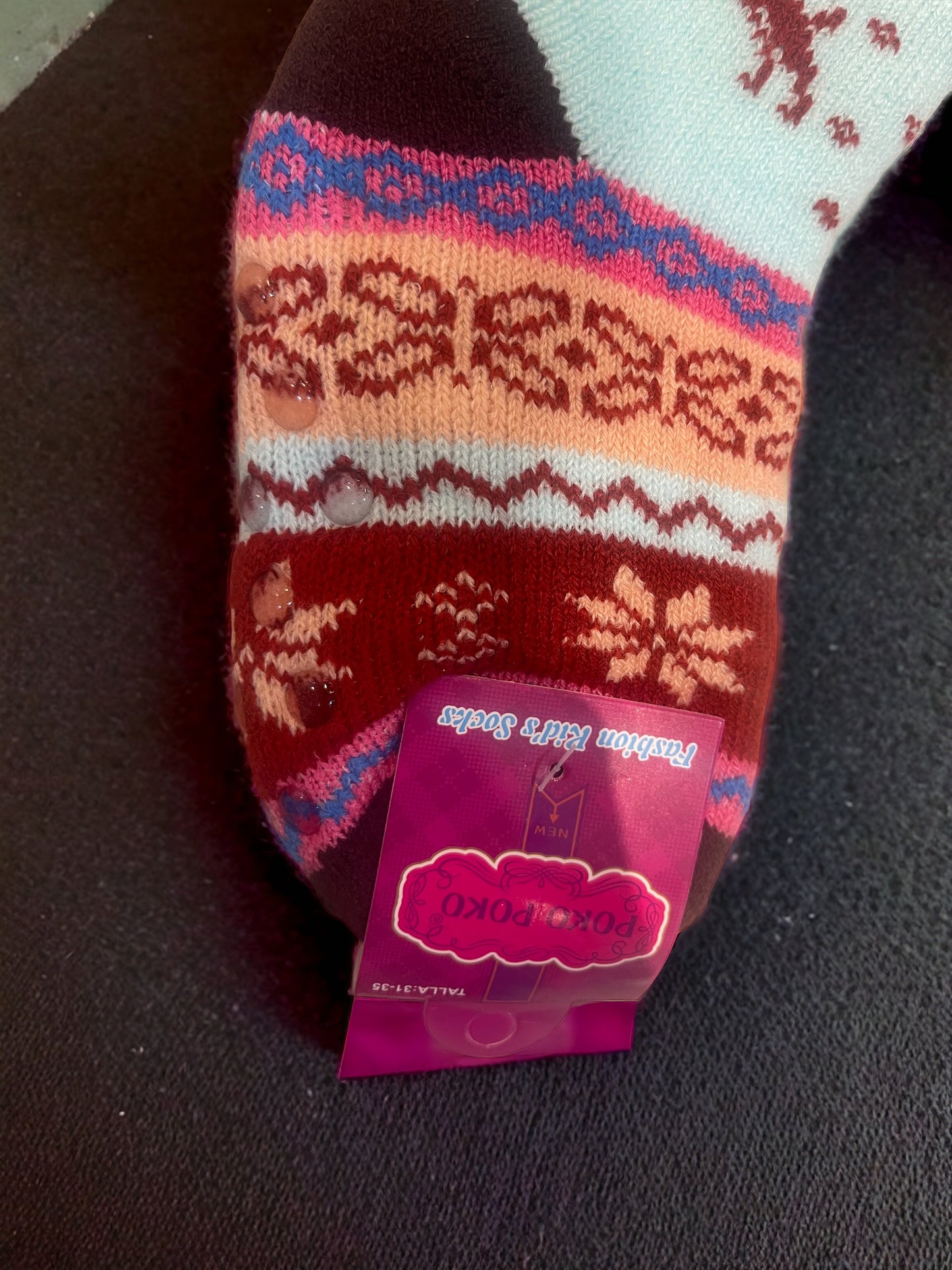 Kids Lined Slipper Socks