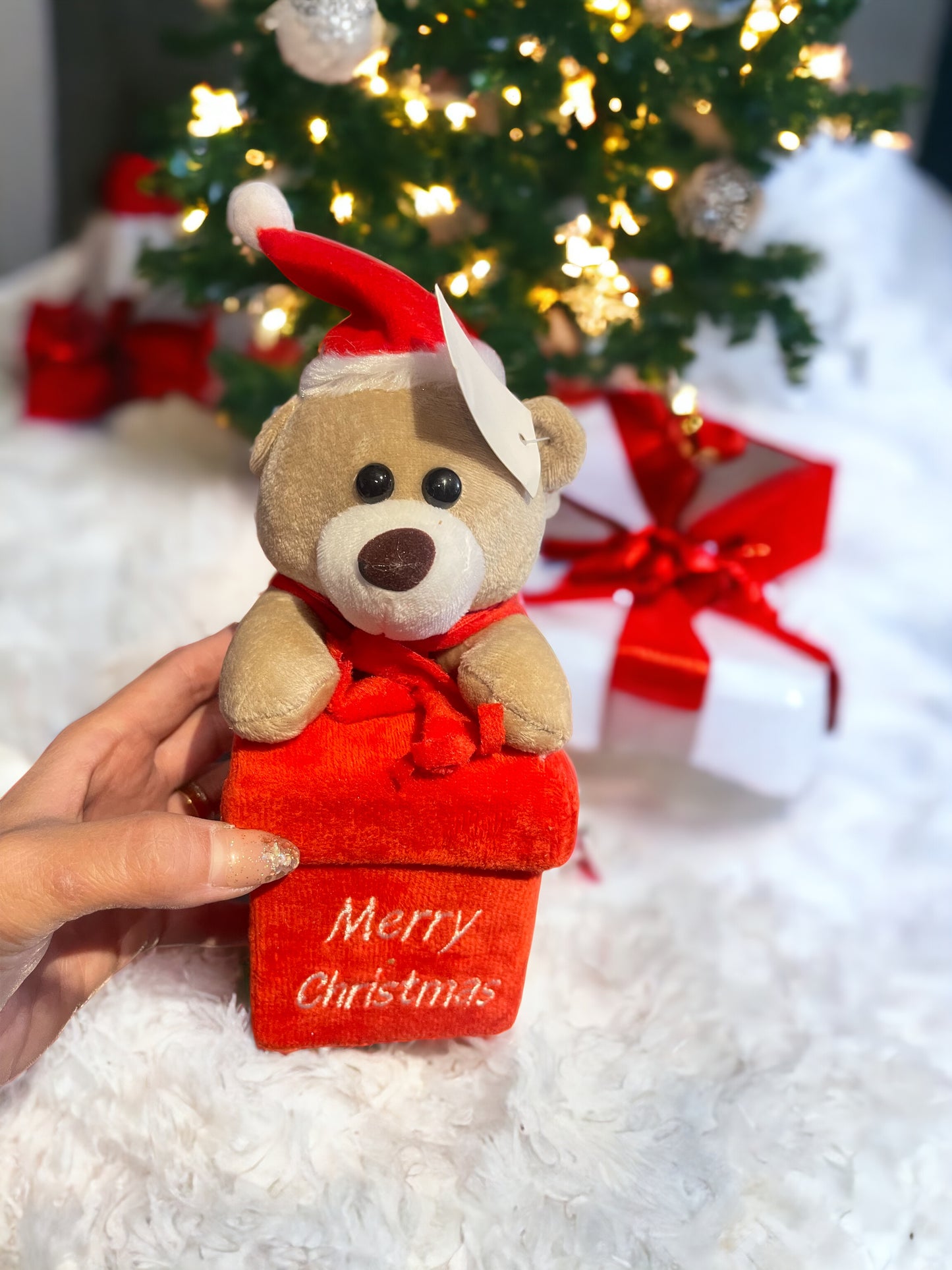 Teddy Bear Christmas Gift Box