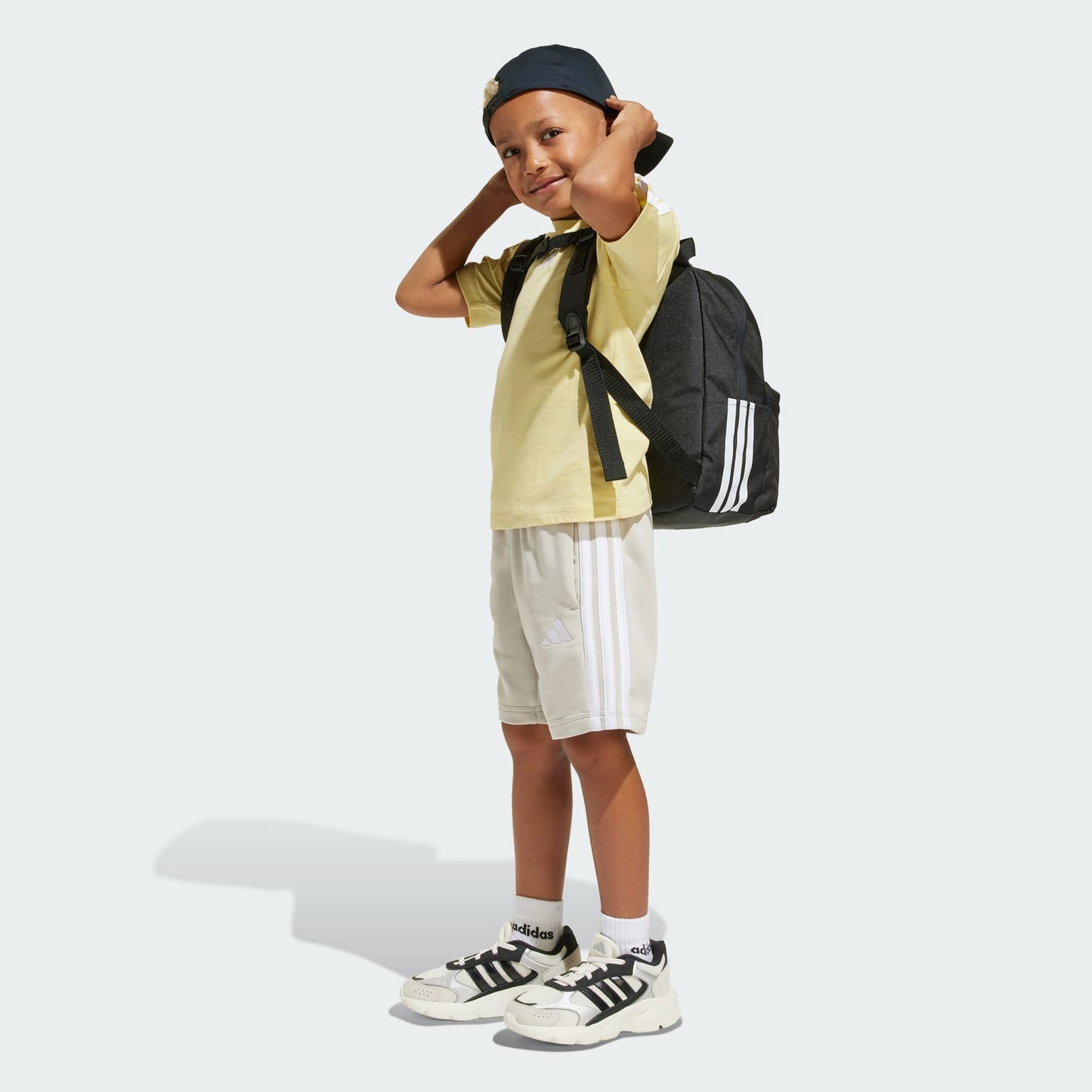Adidas Logo Backpack Kids Training Bags - Black