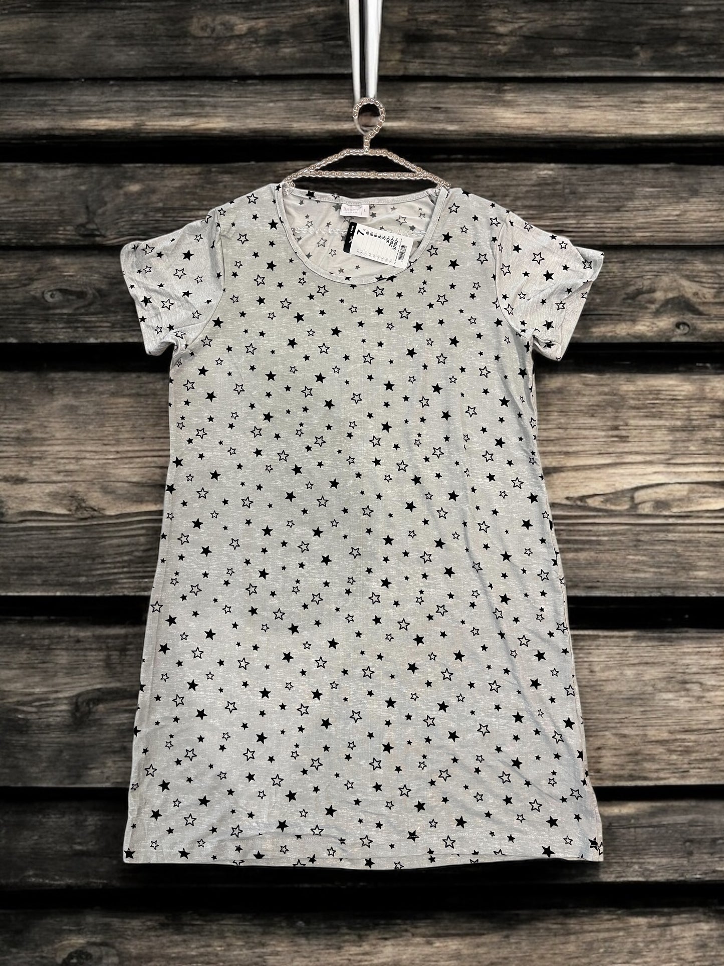 Star Print Soft Touch Nightdress Summer Pyjama