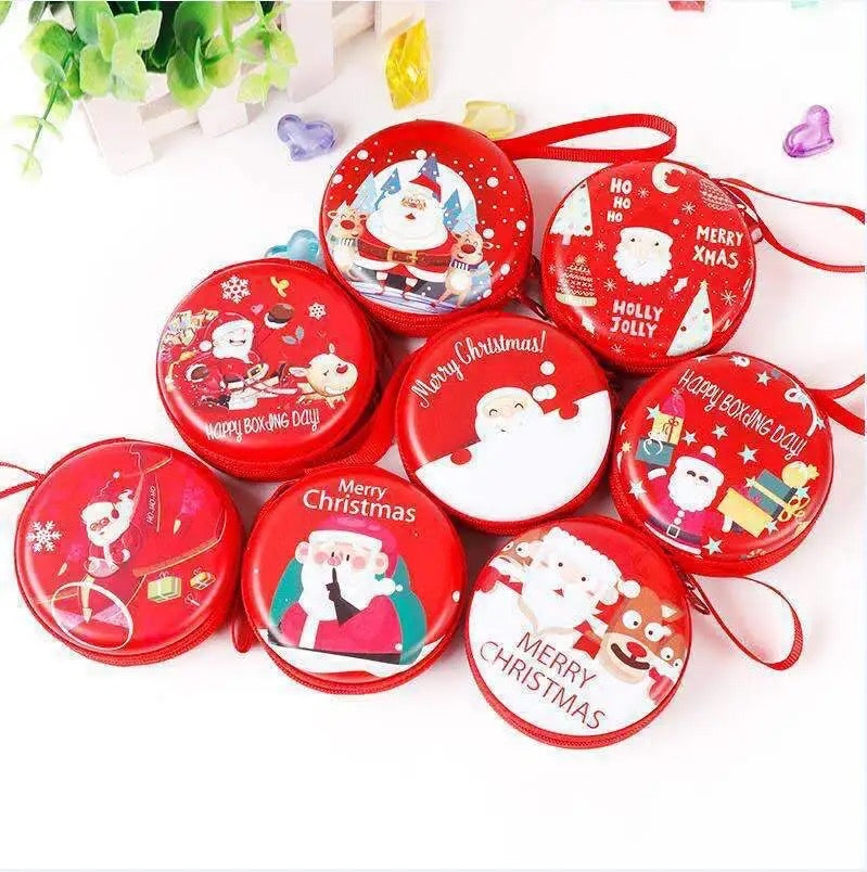 Christmas Round Mini Coin Purse