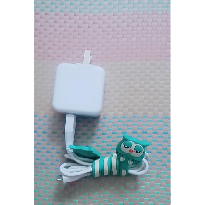 1PCS Silicone Cable Winder For Mobile Phone USB Charging Data line Earphone Winder Cartoon Cable Organizer Winder Protector Cord