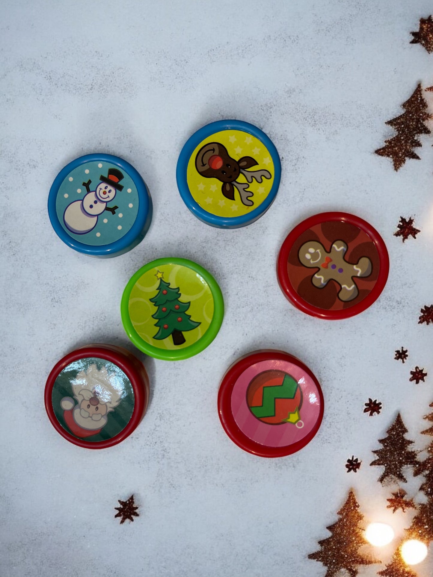 6Pcs Christmas Themed Children’s Stamp
